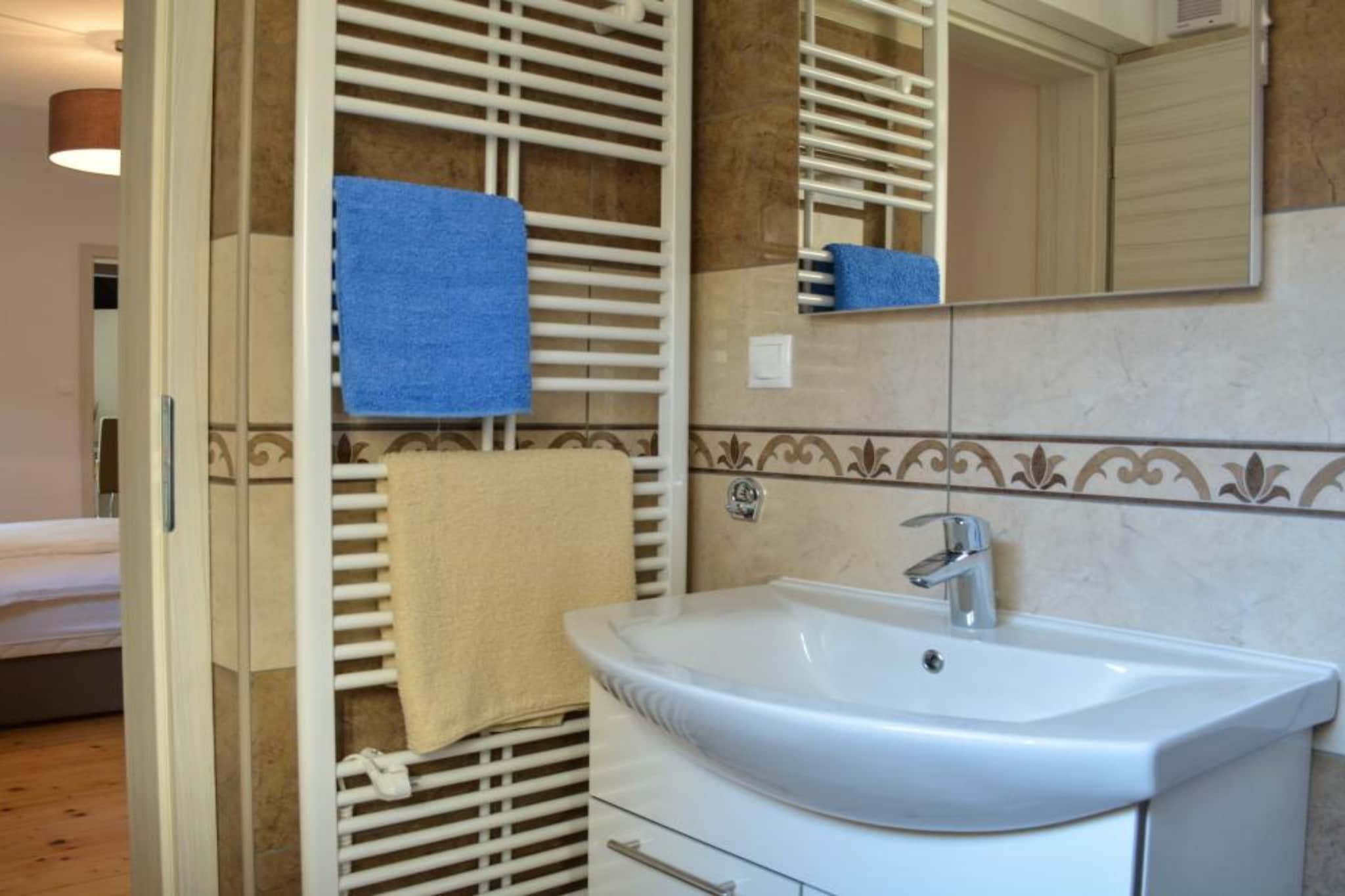 Zevnik Quiet Retreat with Stunning Views and Equestrian Activities - Standard One Bedroom Apartment-Badkamer