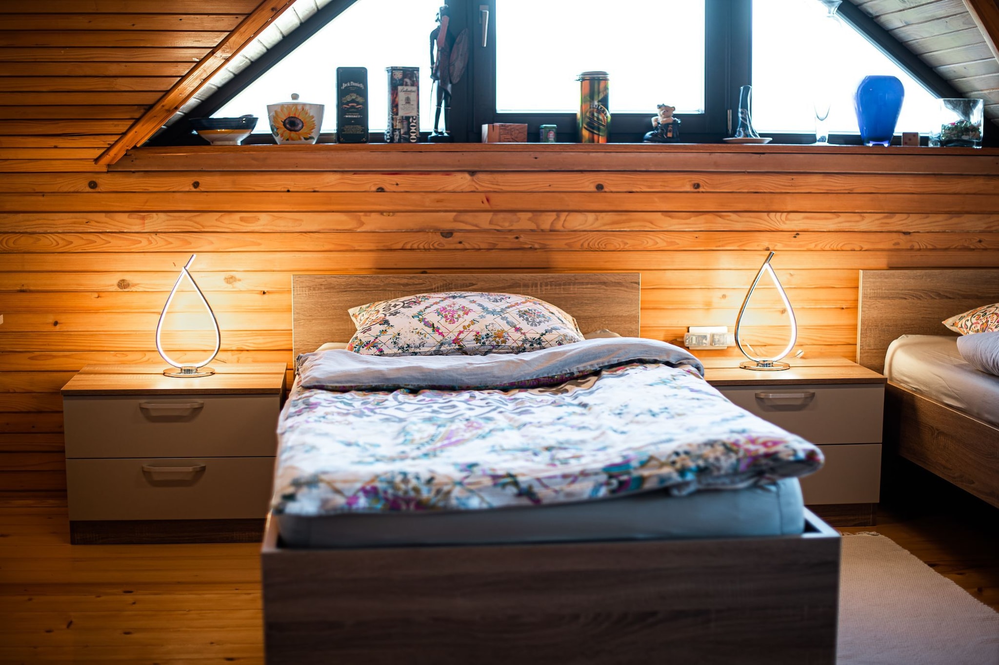 Relaxing Retreat with Hot Tub in Sevnica - Three Bedroom Apartment-Slaapkamer