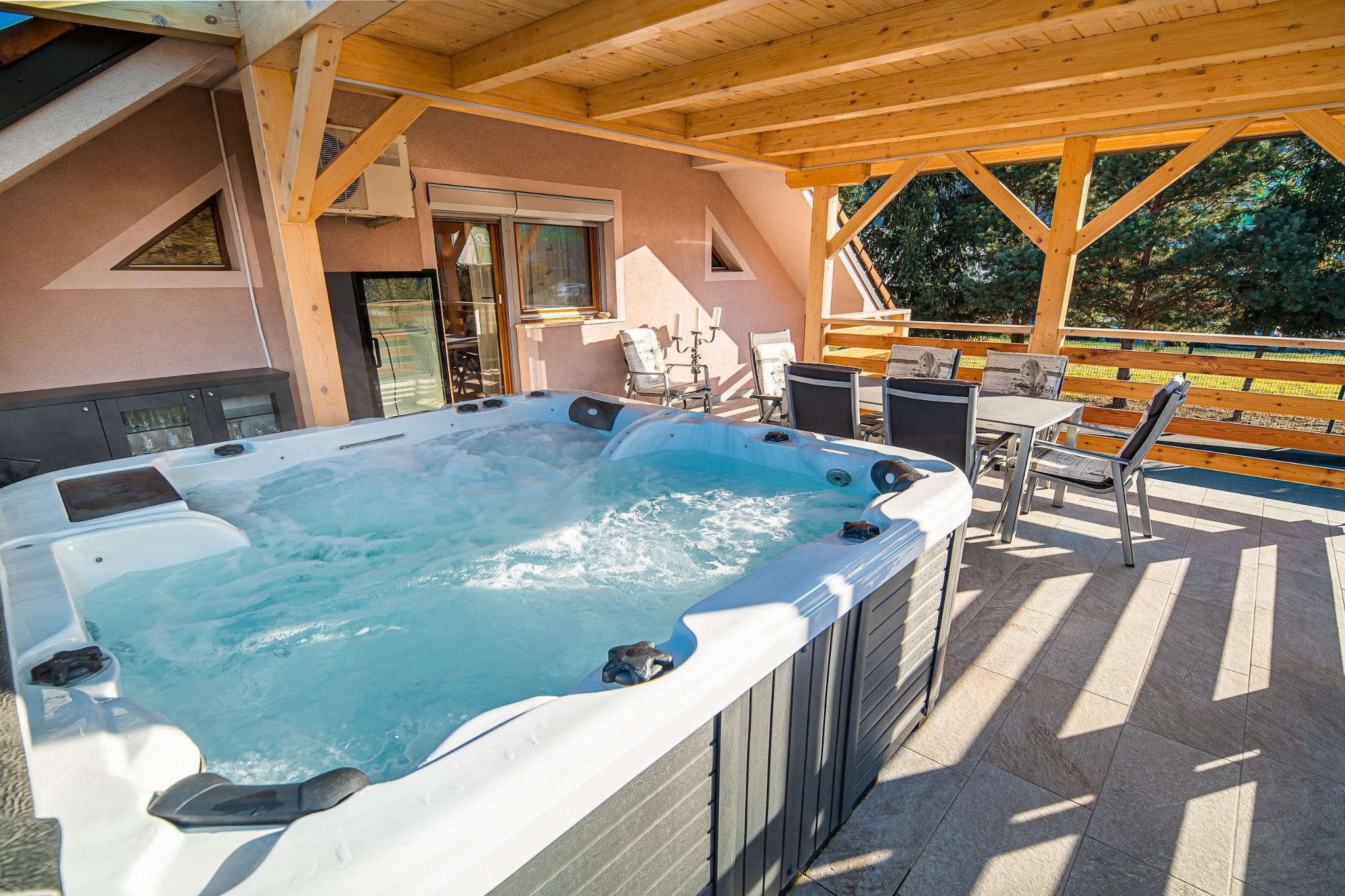 Relaxing Retreat with Hot Tub in Sevnica - Three Bedroom Apartment-Spa