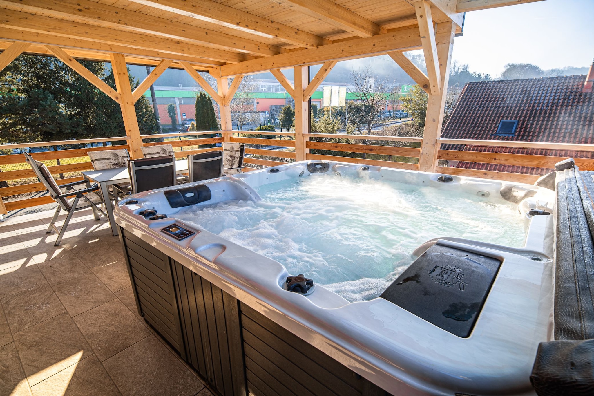 Relaxing Retreat with Hot Tub in Sevnica - Three Bedroom Apartment-Spa