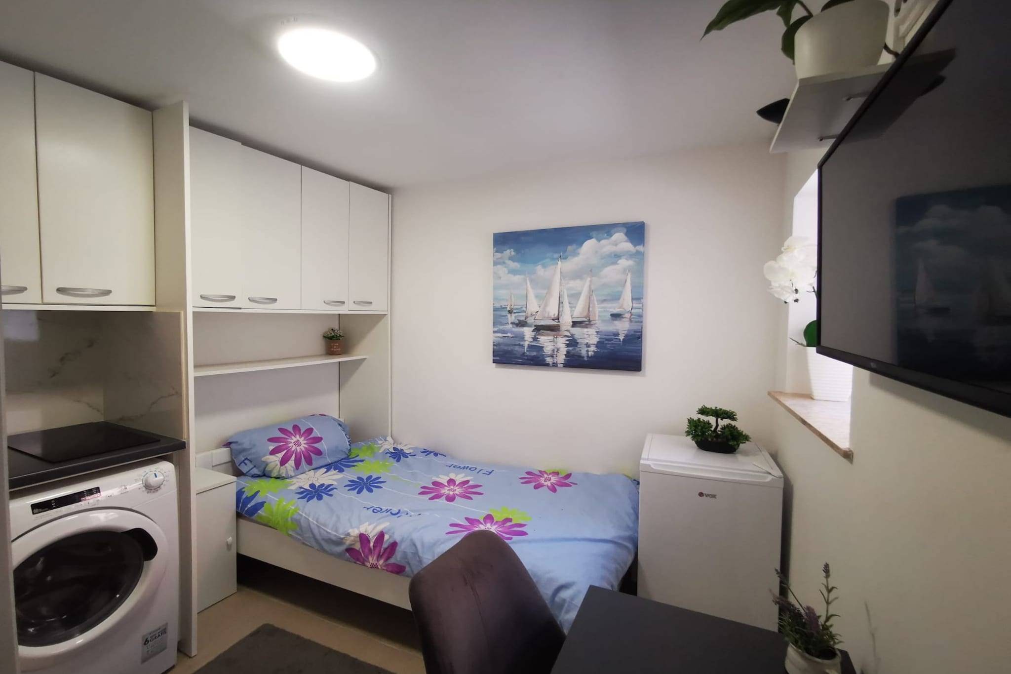 Sea View Holiday Home Umag - Three Bedroom Holiday Home-Slaapkamer