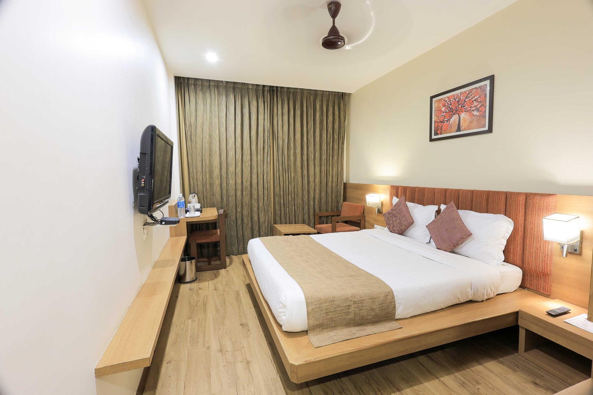 Deluxe room at Palette Hotel Surya Vadodara