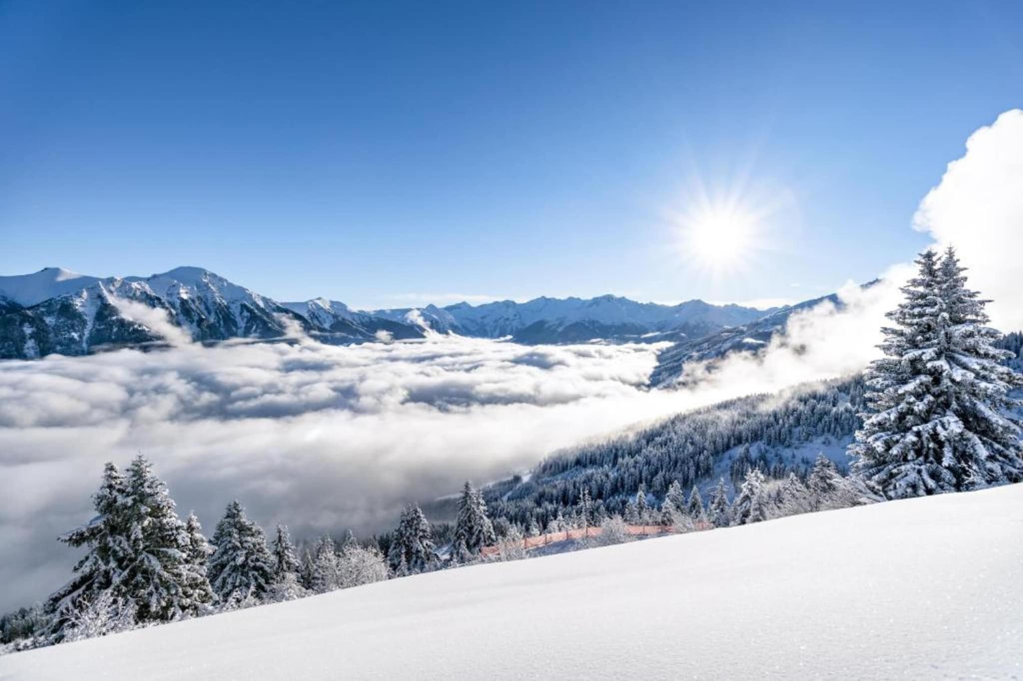 Superior Chalet-Gebied winter 20km