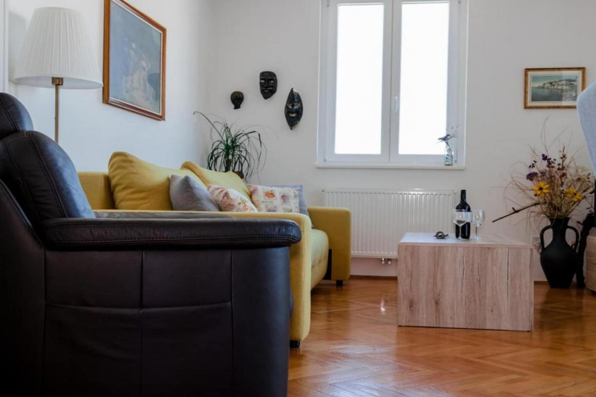 Modern and Spacious Piran Downtown Apartment with Balcony and Sea View - Two Bedroom Apartment with Balcony and Sea View