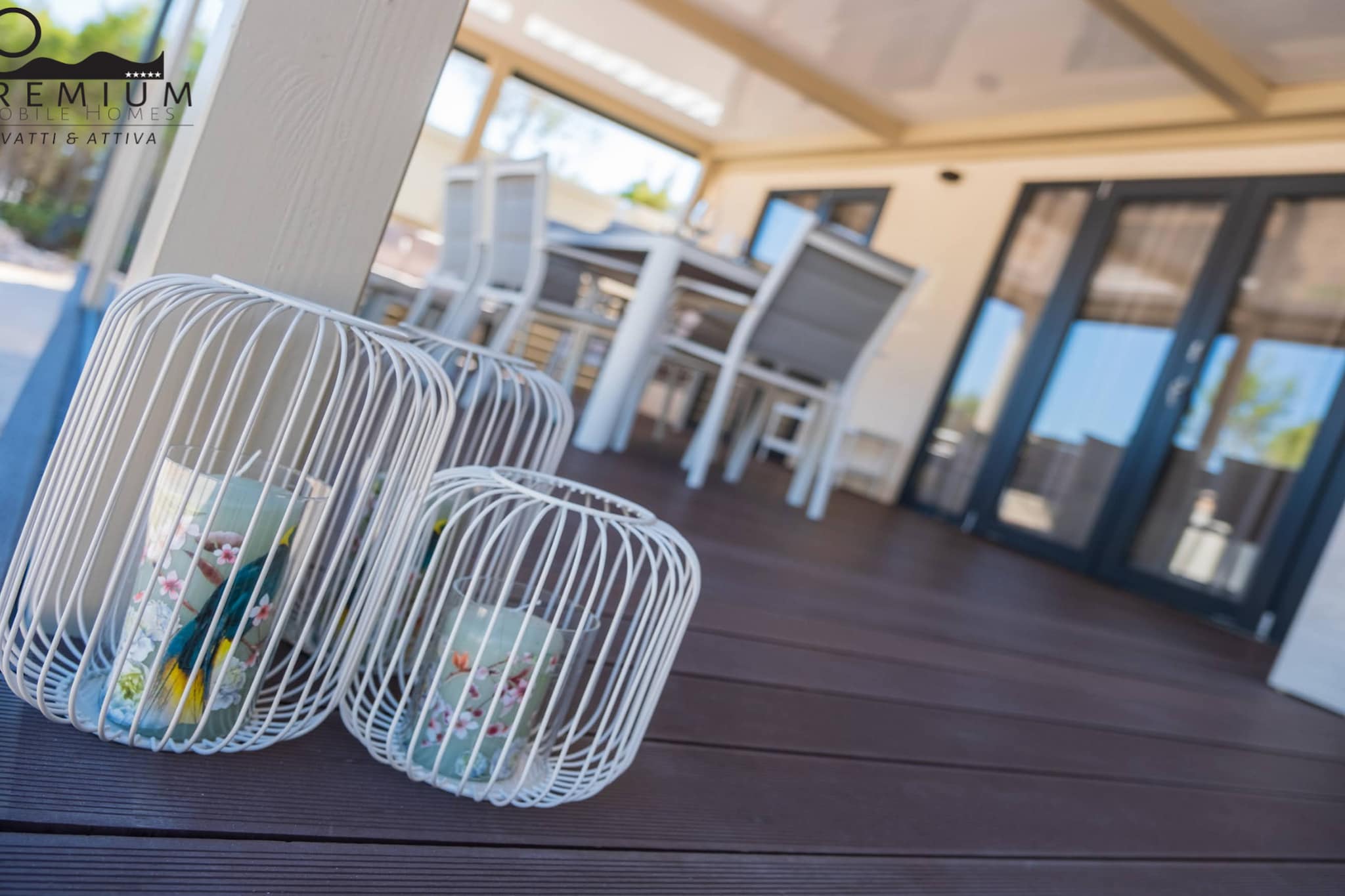 Charming Two-bedroom Mobile Homes Drage - Mobile Home with Sea View and Terrace-Buitenlucht