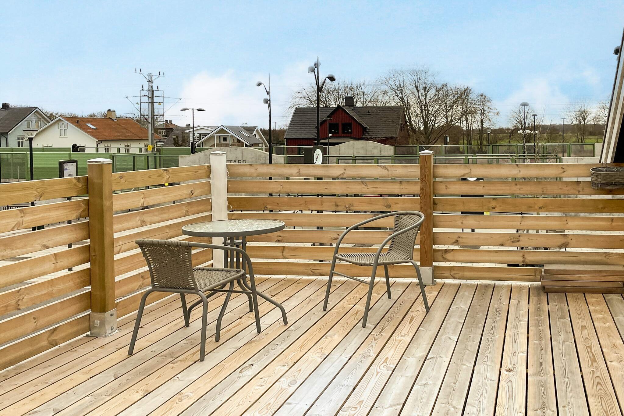 Internet Access DSL, Living room, Living room, Kitchen(cooker(electric), coffee machine, oven, microwave, dishwasher, fridge-freezer, high chair), Living/bed room(double folding bed, TV), bedroom(double bed), bedroom(double bed), bedroom(2x single bed, cot, cot), bathroom(washbasin, shower, toilet, washing machine), heating(electric), garden, garden furniture, parking, air to air heatpump, air to water heatpump