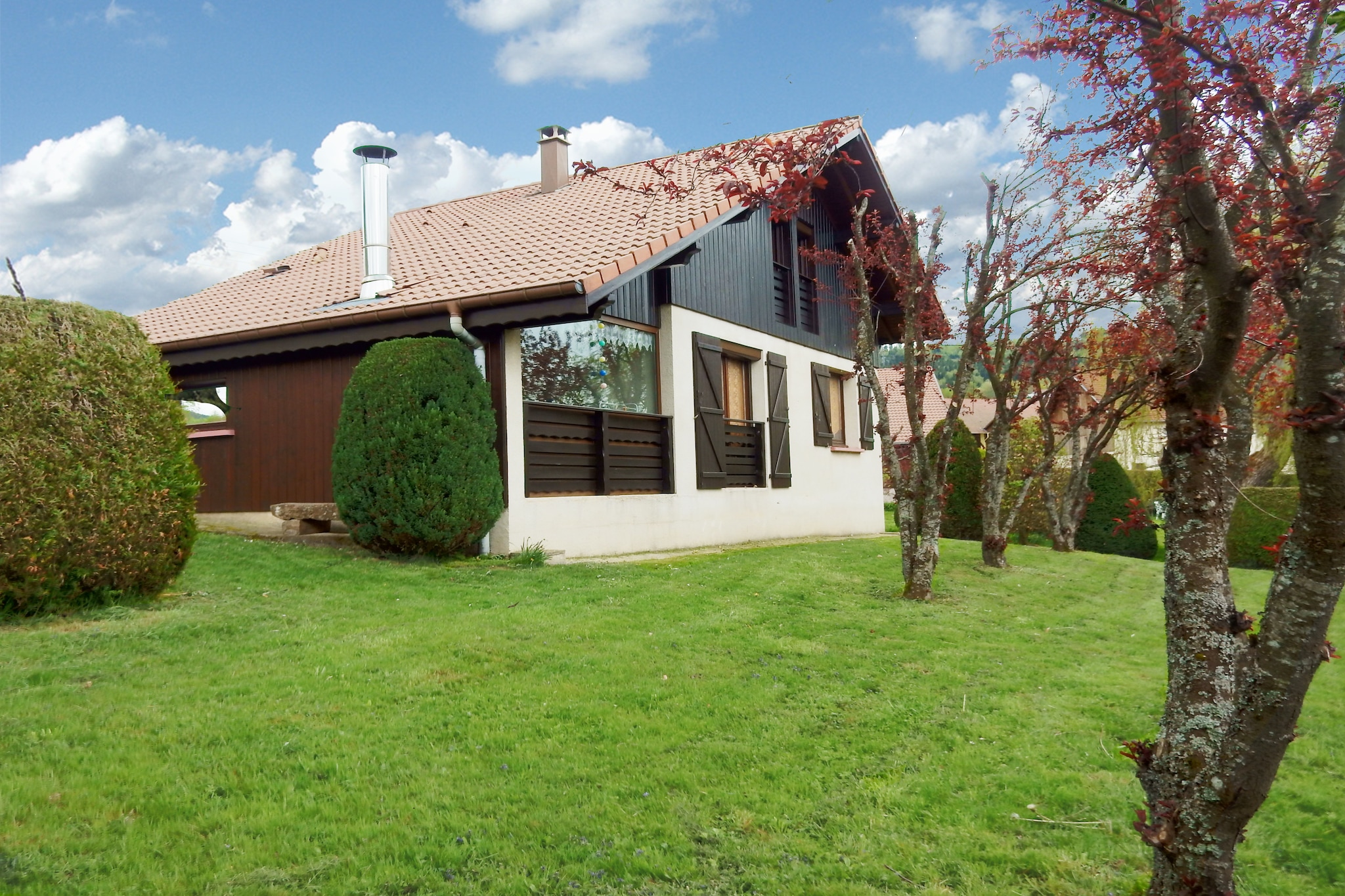 Chalet accueillant à Gerbépal, près des pistes de ski