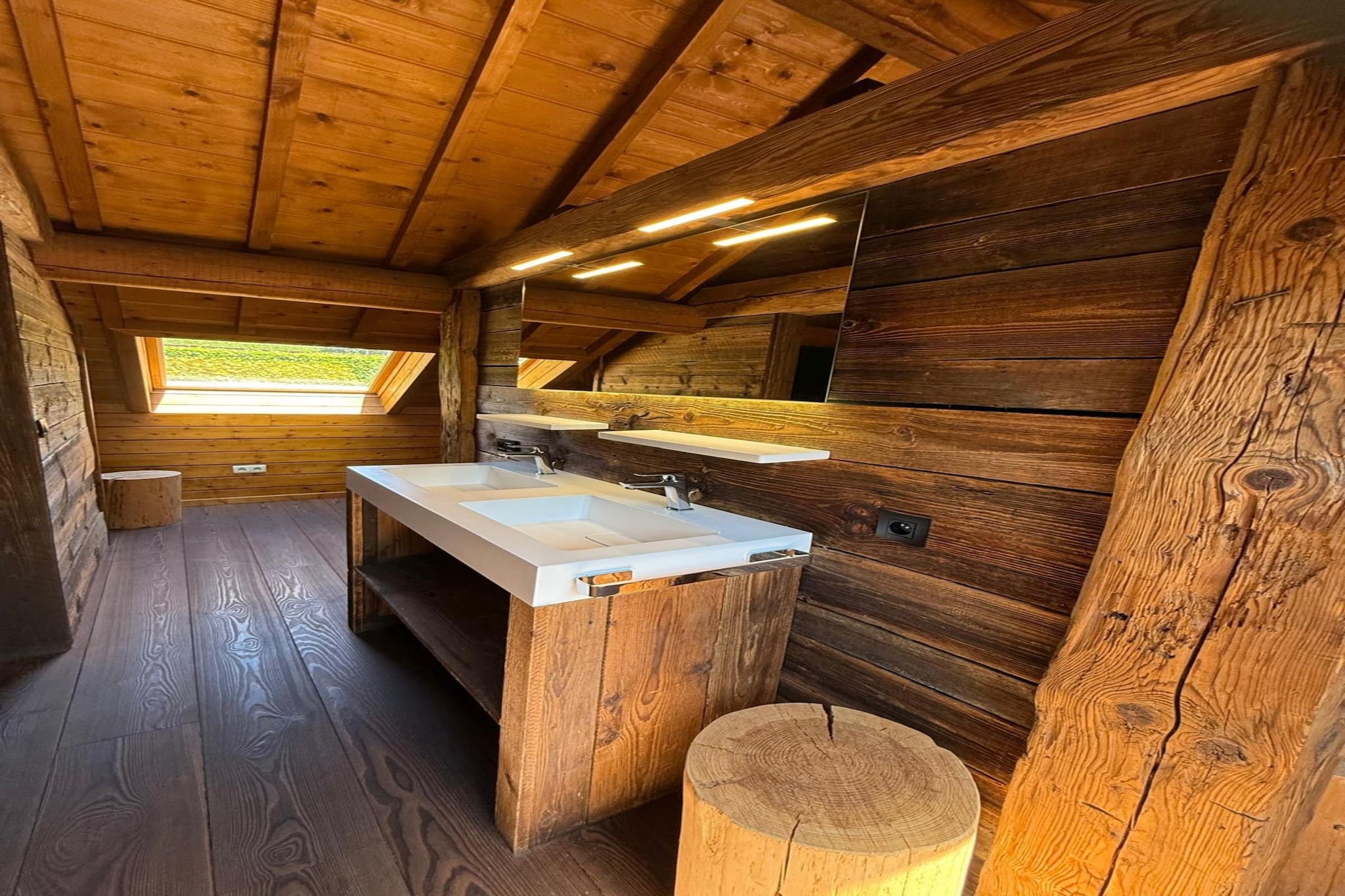 Le Refuge des Bergers-Badkamer