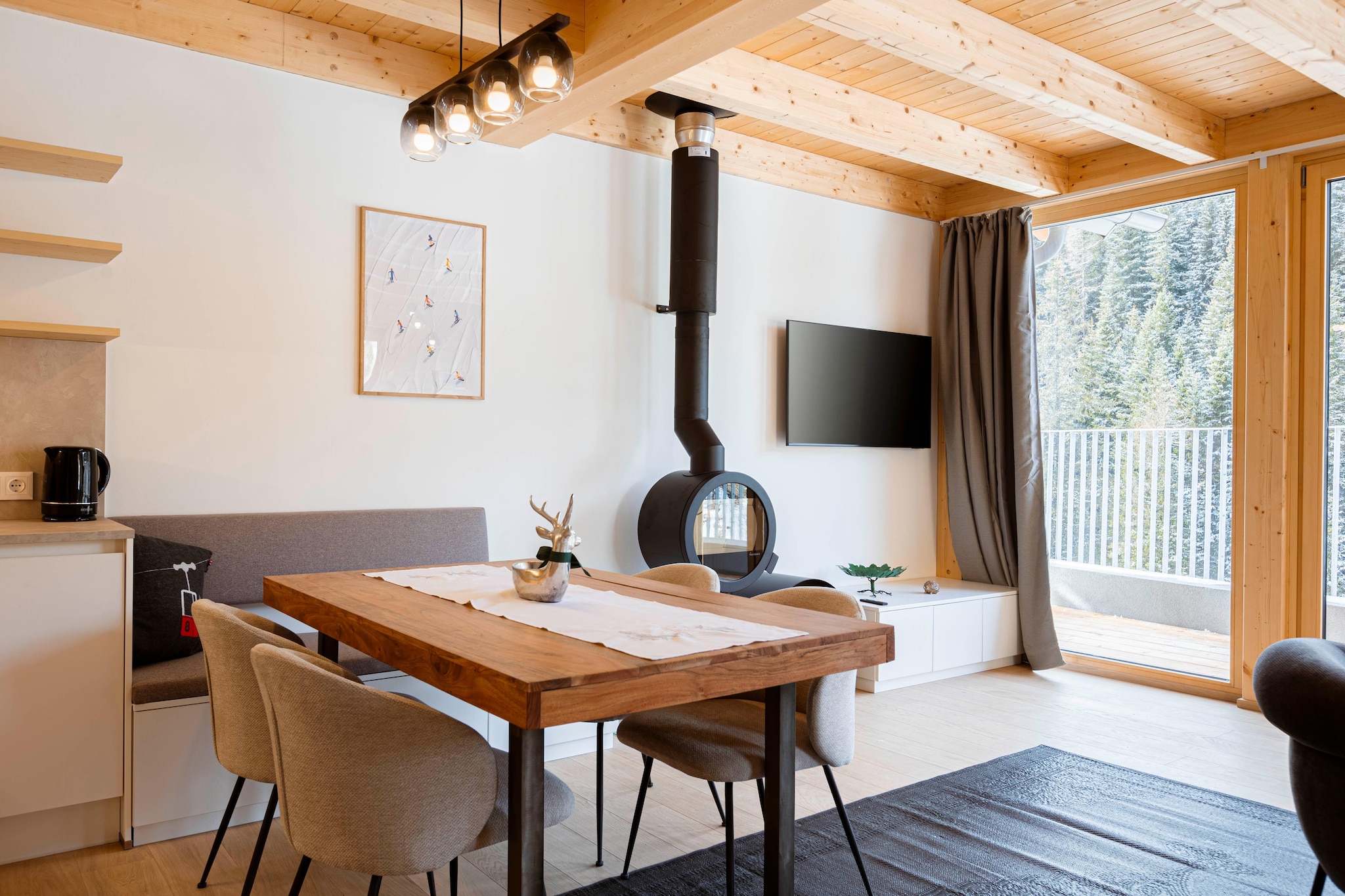 Rehfugium Lachtal 5-Eetkamer