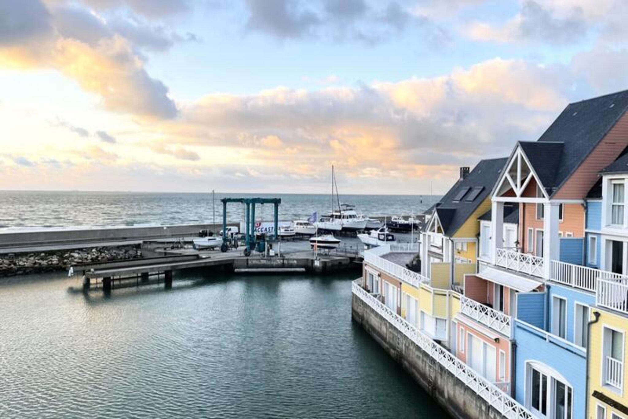The Blue Bay with sea front in Marina