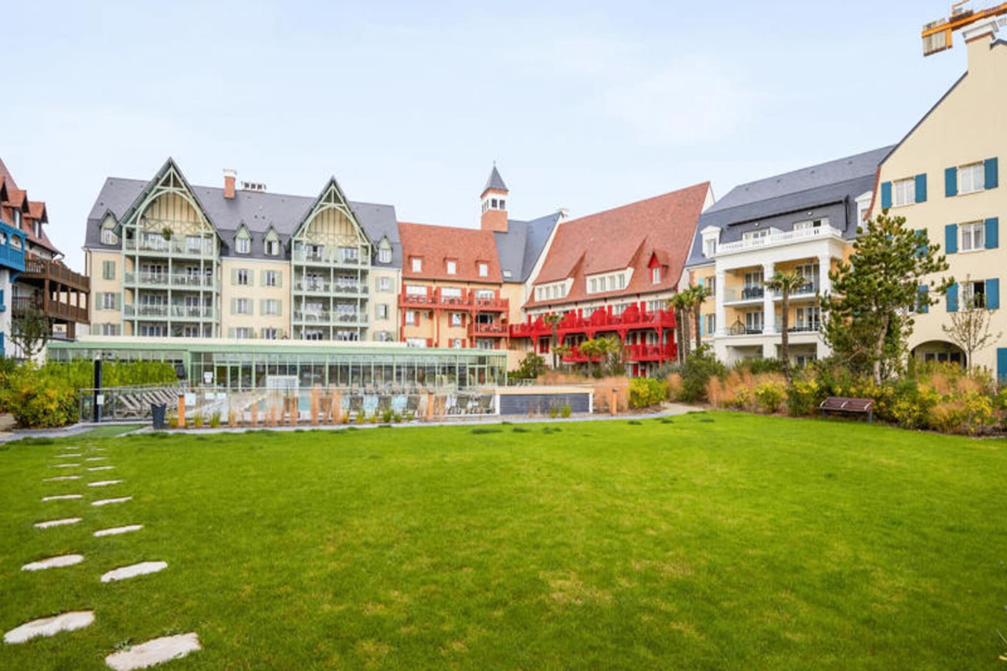 Résidence Presqu'Ile de la Touques-Buitenkant zomer