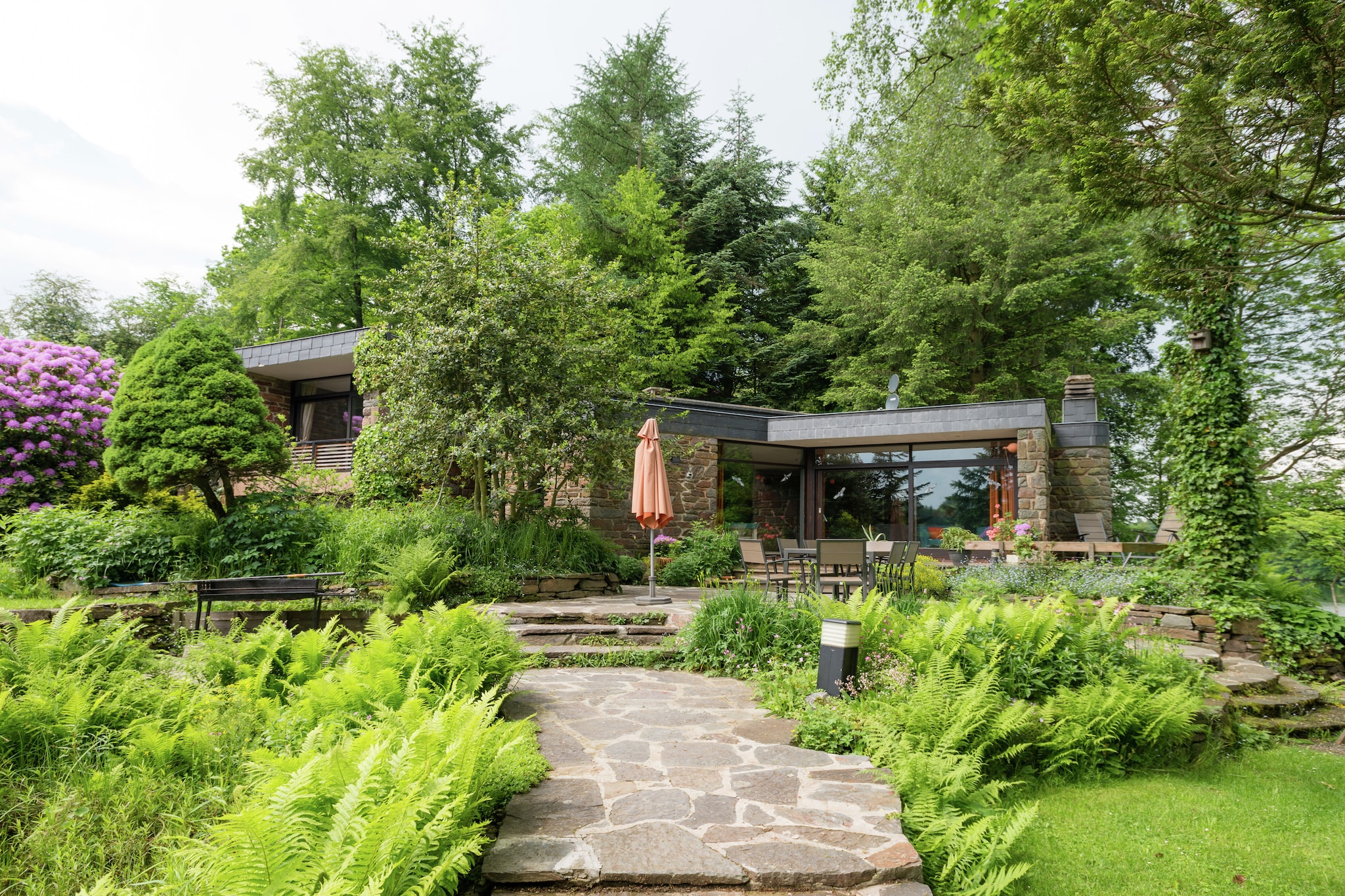 Vrijstaande vakantiewoning in de Ardennen met biozwembad