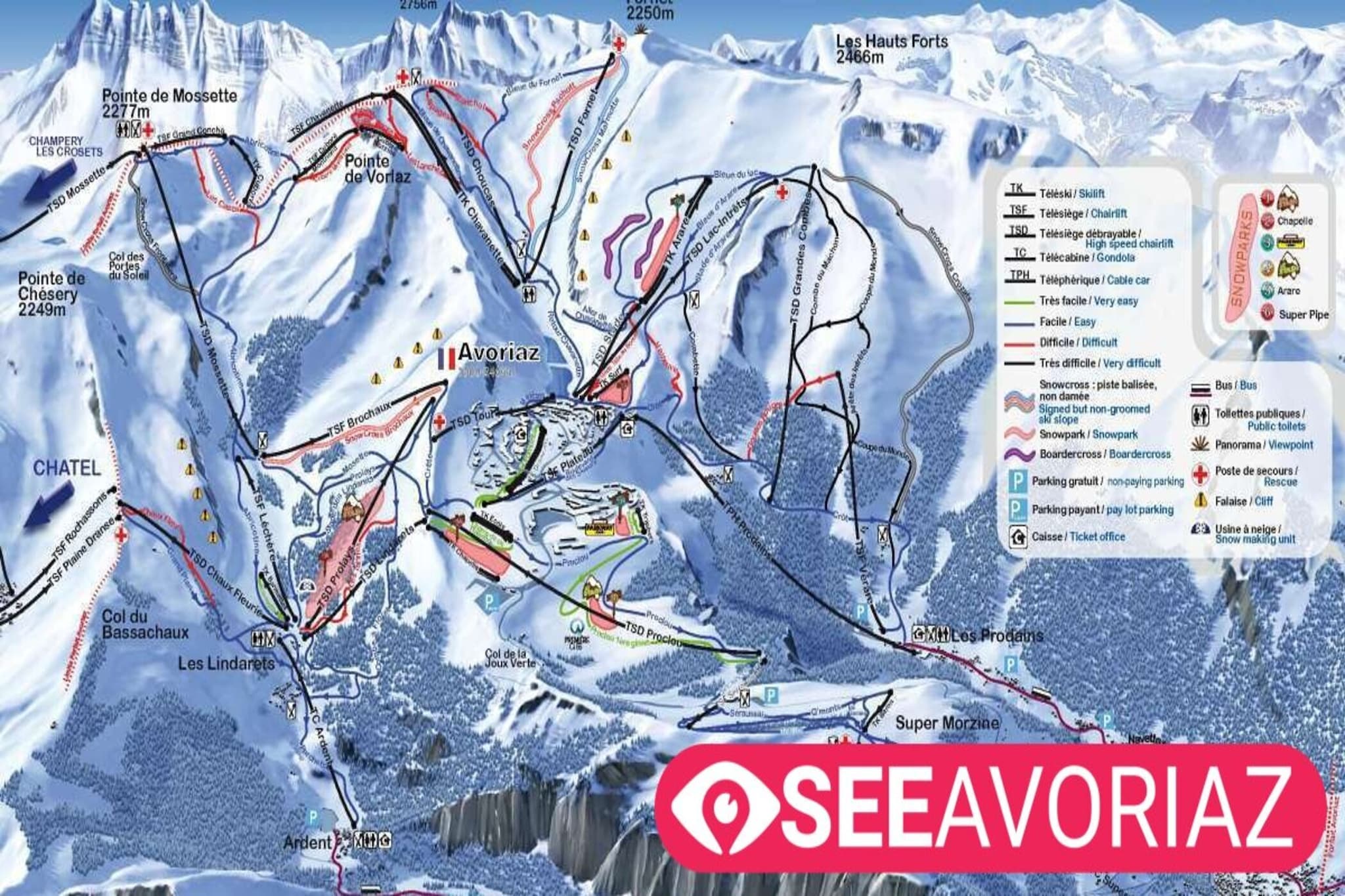 Résidence Les Fontaines Blanches - maeva Home-Gebiet Winter 1 km