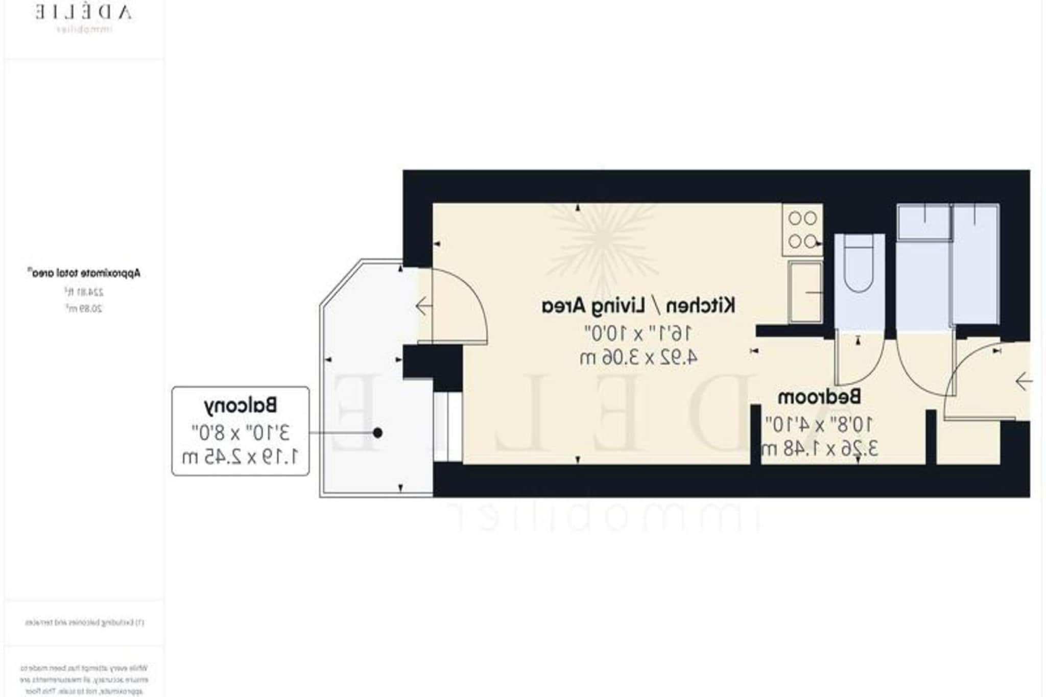 This cozy studio apartment, located on the second floor, is designed for 4 people. It includes two bunk beds separated by a curtain in the entrance area and a convertible sofa bed in the living room for two. The property is ideal for small families or friends looking for a functional space. The apartment also offers a beautiful view of the valley and features a south-facing balcony, perfect for enjoying the surroundings. Heating and TV are included, though sheets and towels are available for an additional fee.

The residence is ideally located just 200 meters from local shops and 50 meters from the childcare center, making it convenient for families. For outdoor enthusiasts, the slopes are at the foot of the property, offering direct access to skiing and other activities. The location provides easy access to both winter sports and village amenities, ensuring a well-rounded stay.

Inside, the apartment includes a fully equipped kitchenette with 3 electric hotplates, a refrigerator, combined microwave oven, and a dishwasher, allowing guests to prepare their meals comfortably. The bathroom and separate toilet provide additional convenience, ensuring a comfortable and functional stay for all guests.