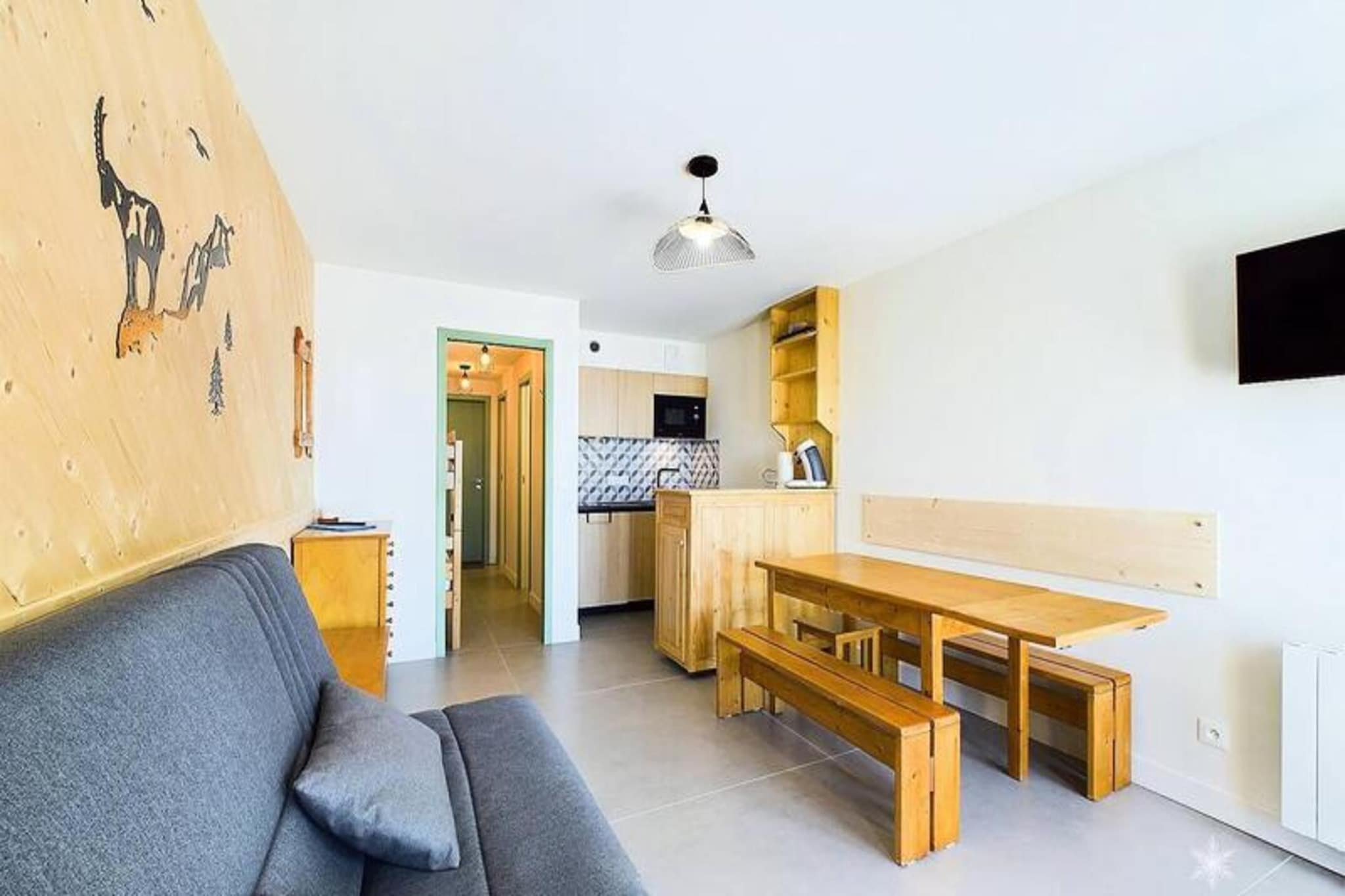 Studio in France near Manessier Ski Lift
