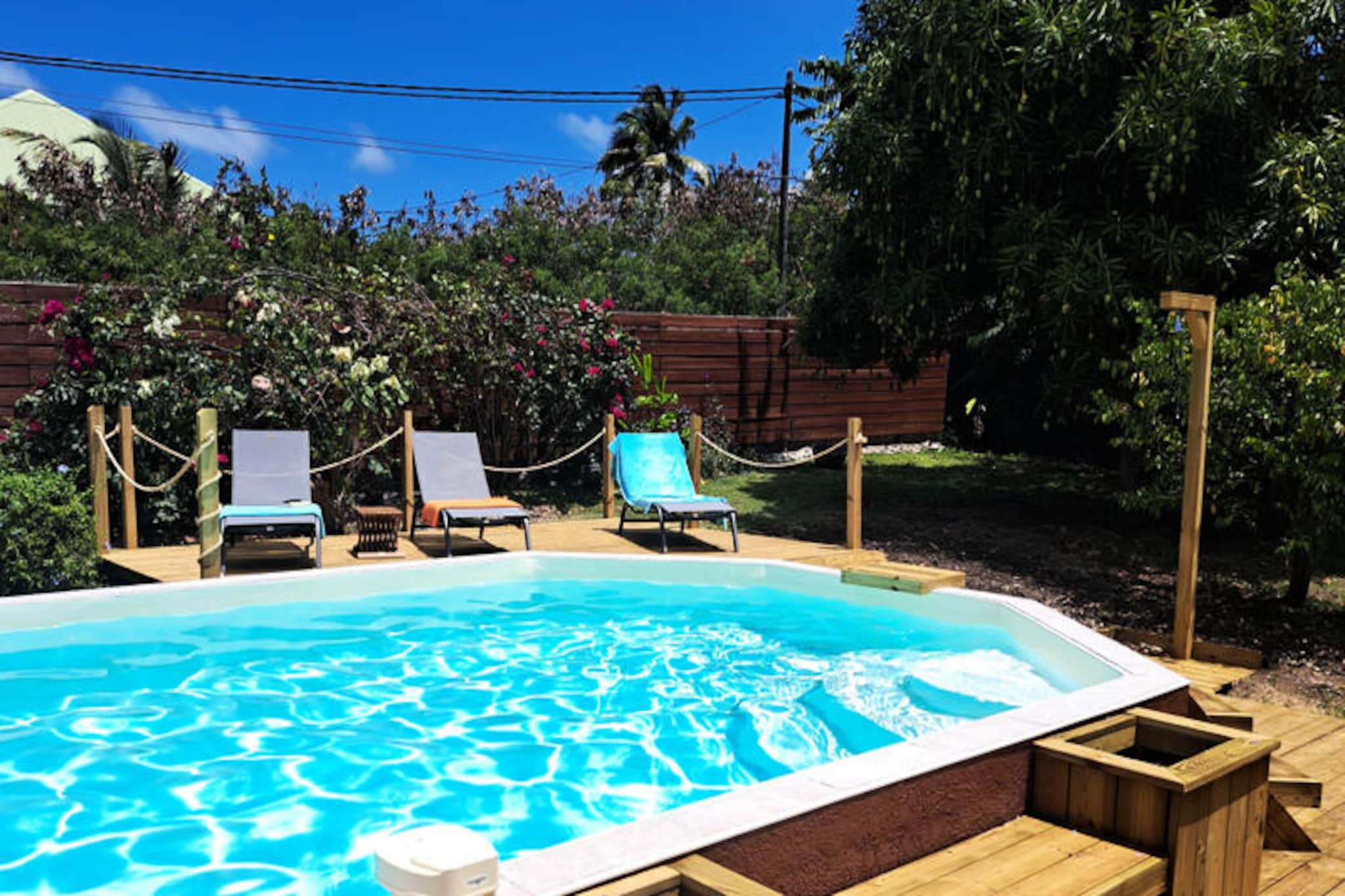 Villa in Saint-François with Beach Access
