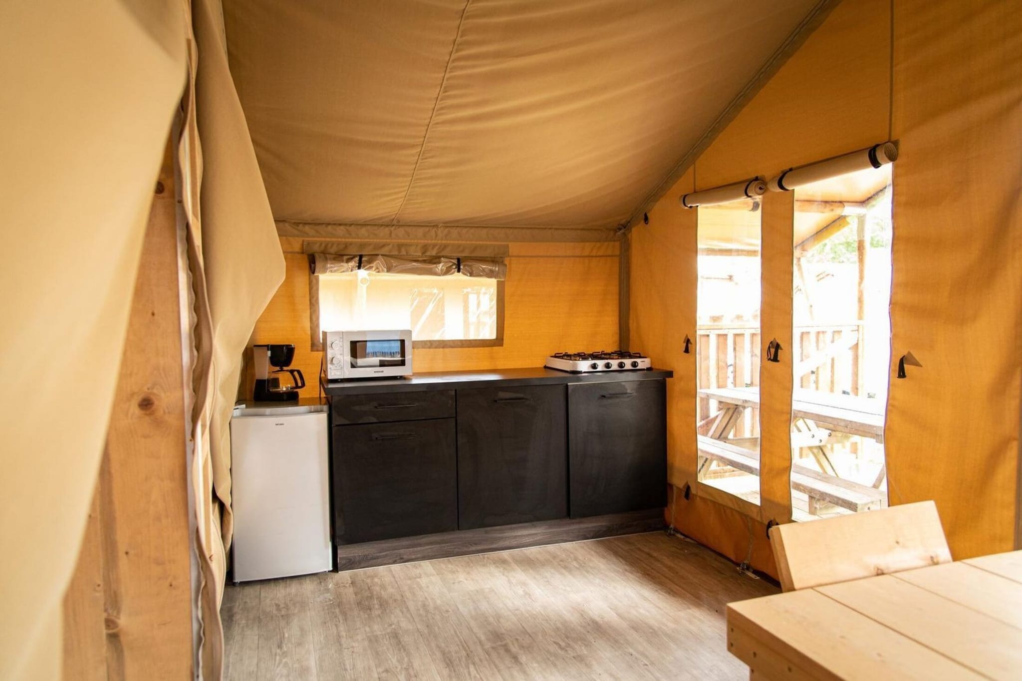 Safari tent for 5 person-Keuken