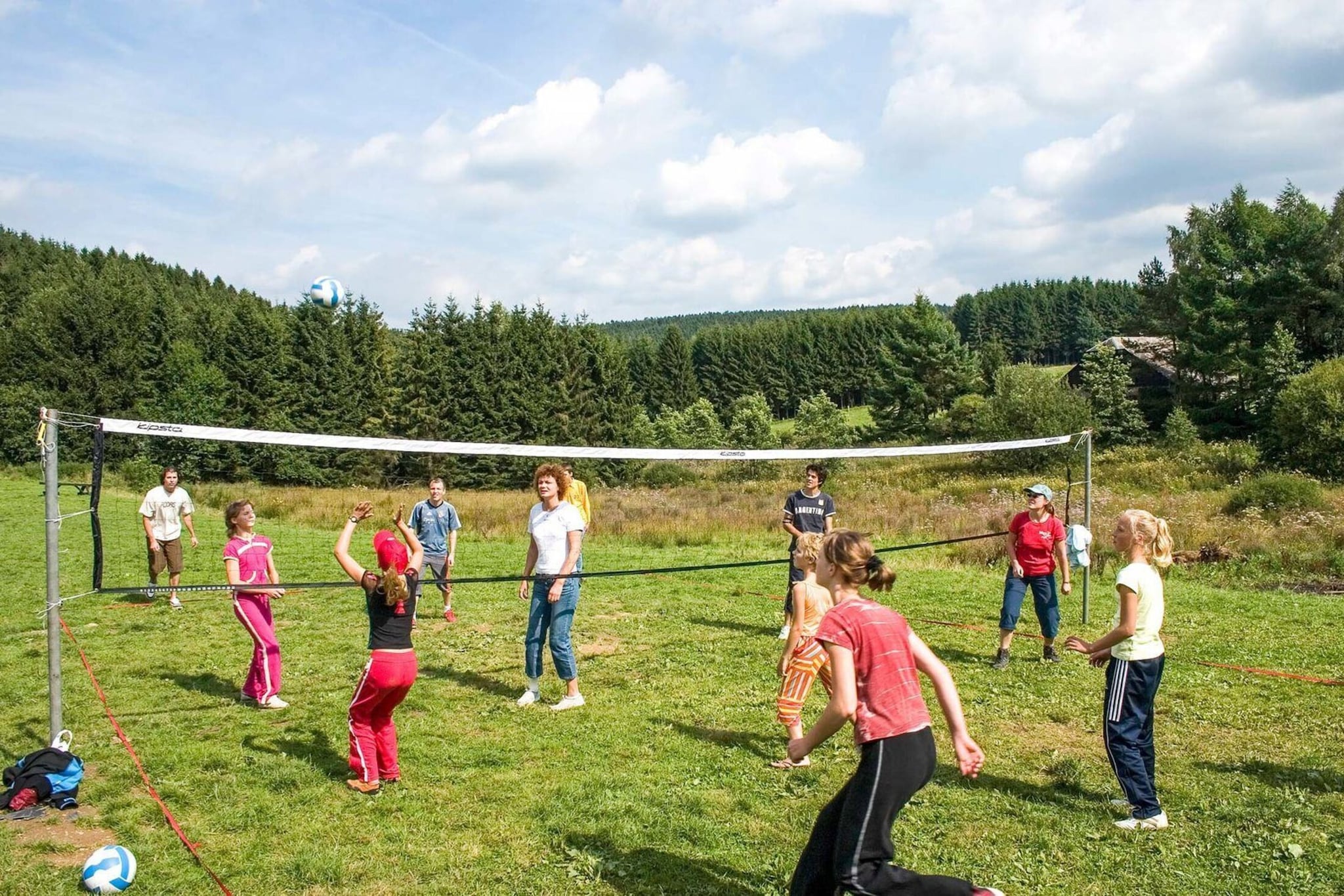 Ranger Lodge-Gebieden zomer 1km