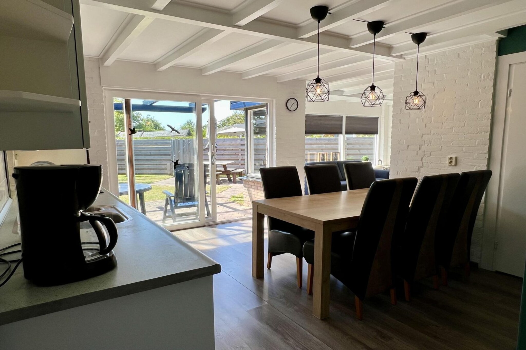 Nice stone bungalow with fenced garden