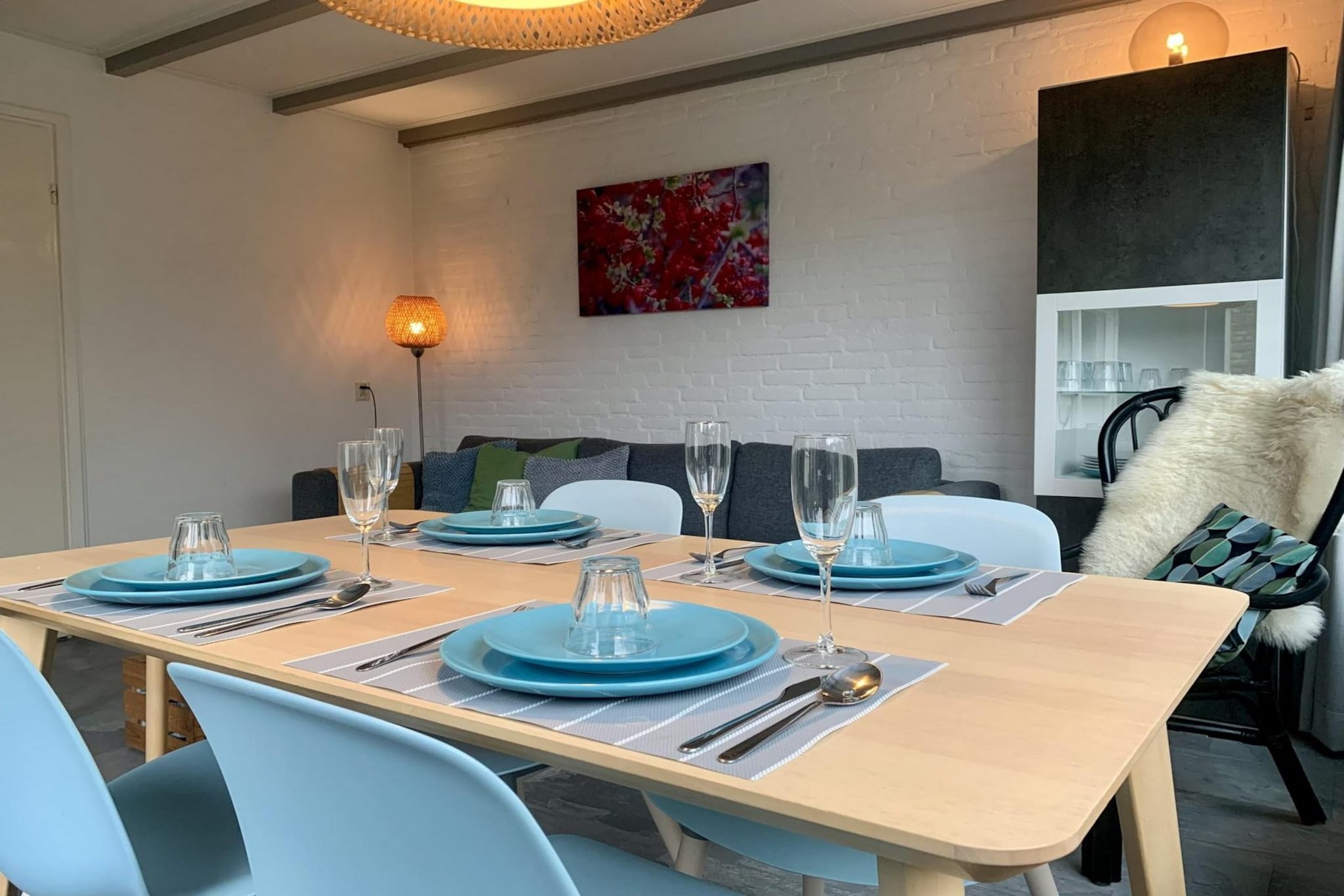 Modern bungalow near beach, forest