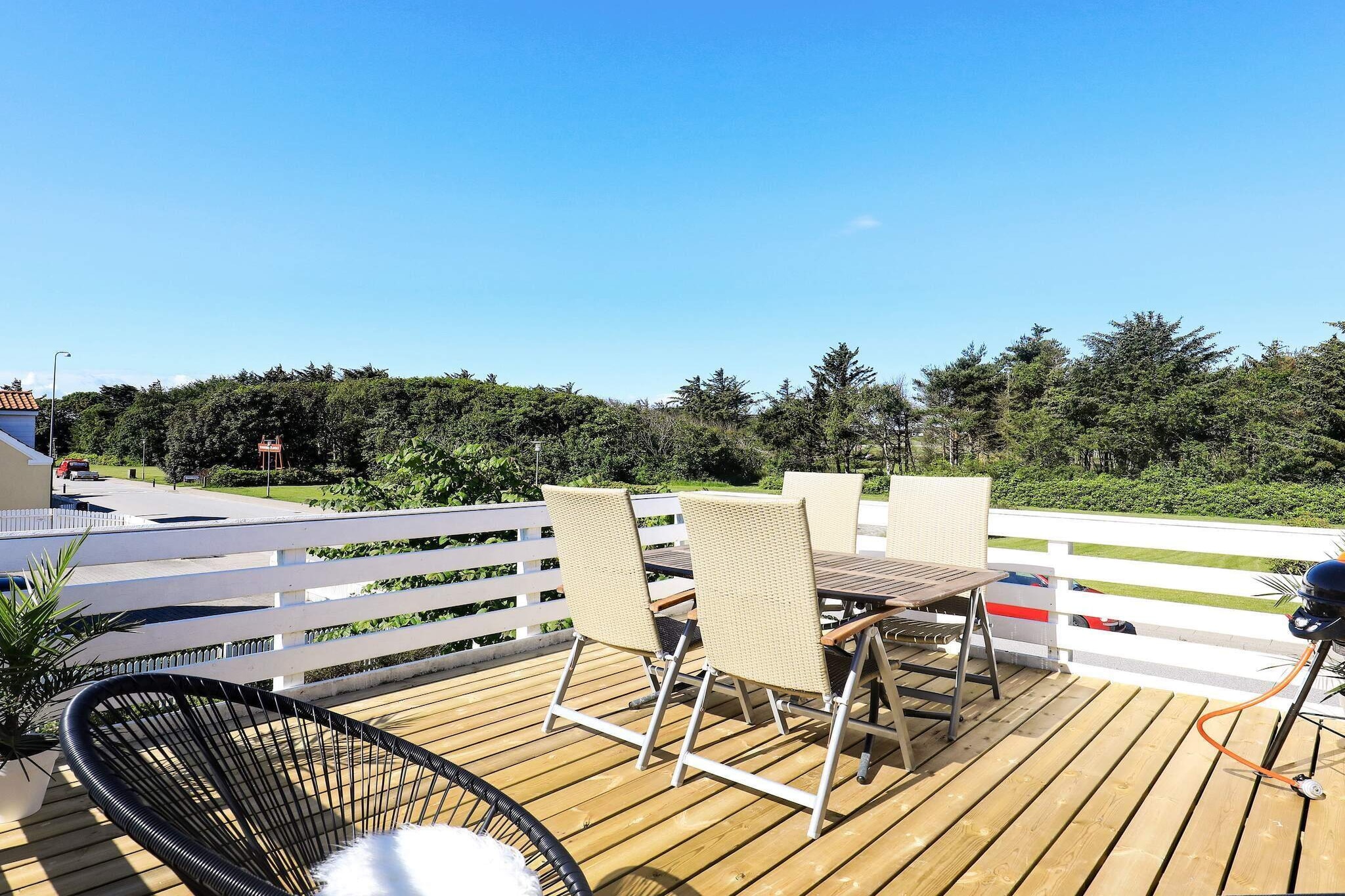 This delightful holiday apartment is ideal for those seeking a central location in Løkken, just a short distance from both the beach and the town. It comfortably accommodates up to four guests with two bedrooms: one featuring a double bed and the other two single beds. The apartment also offers a well-equipped kitchen, a cozy living room, and a bathroom. Additionally, there is a lovely terrace where you can relax and enjoy the sunshine while taking in the charm of Løkken.
Centrally located, the apartment is within 300 meters of a variety of amenities including shopping, sports facilities, a padel tennis court, and the beach. You can easily reach the water by walking through the picturesque summerhouse areas or drive directly to the beach, where vehicles are allowed. If you prefer to explore the town, Løkken’s vibrant center is only 200 meters away, offering numerous cafes, restaurants, and shops for you to enjoy.
Inside, the apartment is fully equipped for a comfortable stay, with a kitchen offering modern appliances and a bathroom with a refreshing shower. The property is non-smoking, and youth groups are not allowed, ensuring a peaceful and relaxing atmosphere for families or small groups to unwind.
A refundable deposit might be charged closer to your check-in date. This deposit covers utilities consumed during your stay and any additional services that may be taken. The final amount will be adjusted based on actual meter readings, actual usage of extra services, and any remaining balance will be refunded within 21 days after checkout.