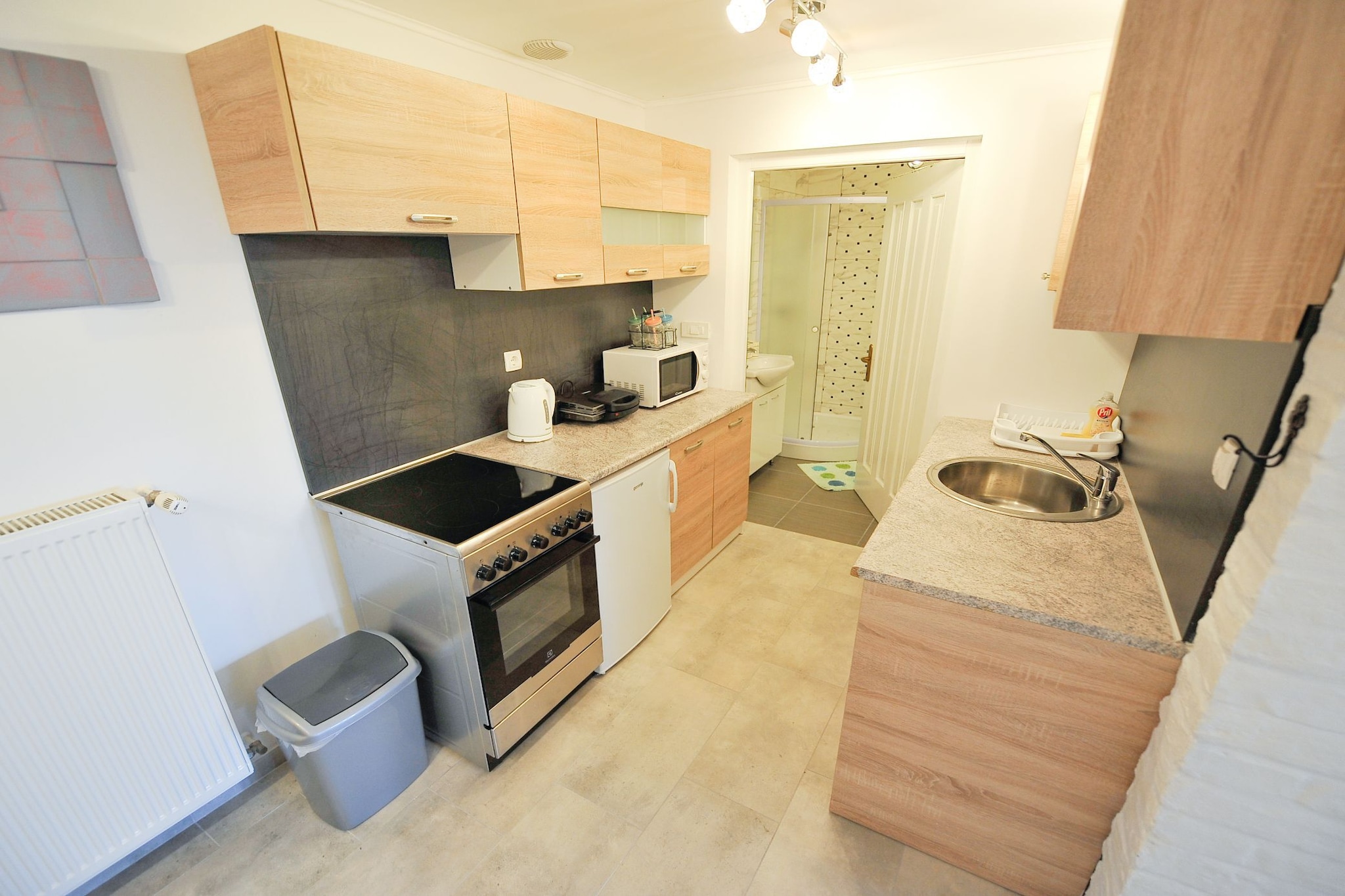 Relax and Rustic Apartments with Terrace - Classic One Bedroom Apartment with Terrace (owner Silvester)-Keuken