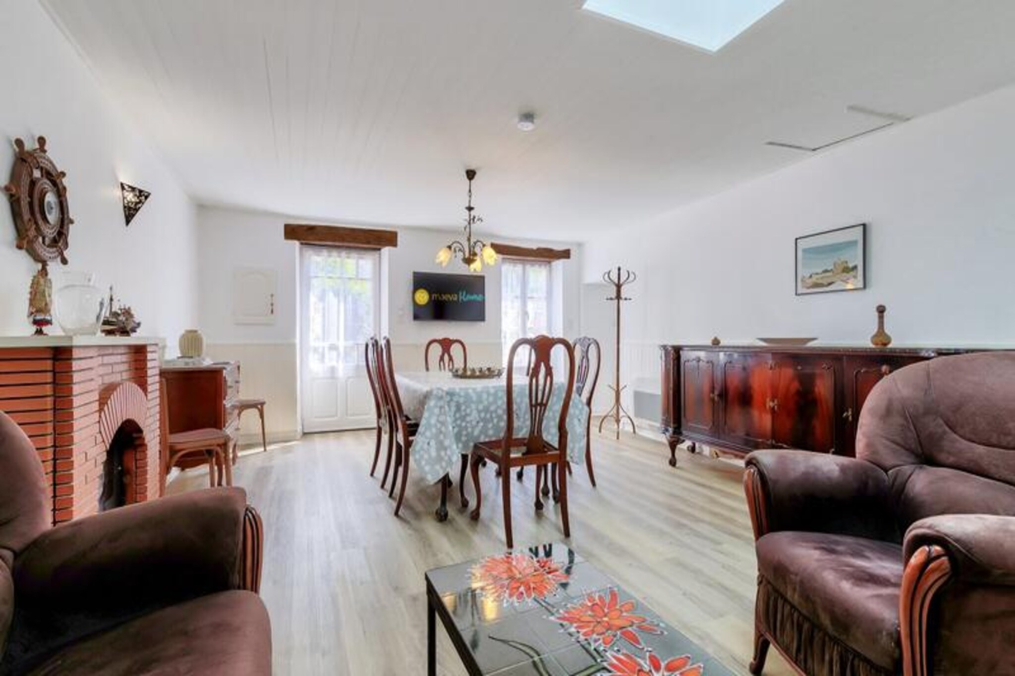 For your vacation in Talmont-Saint-Hilaire, choose our vacation rentals located a stone's throw from the Port-Bourgenay marina!
 Your vacation rental includes: 1 bright living room, 1 kitchen, 2 bedrooms, 2 bathrooms, 2 toilets, 1 small garden and 1 parking space.
 
 
 
 The advantages of your Super Home accommodation: Beautiful spacious and bright house with garden, for 4 people, located in the town center just 200m from the shops and 1km from the nearest beach. For added convenience, this accommodation has a dishwasher, washing machine and a parking space.
 
 Area: 70 m².
 
 Location:
 
 
 Floor of accommodation: Ground floor
 City or village center: City Center
 Distance to beach: >1km
 Business distance: >200m
 Number of housing levels: Single storey
 
 Composition of the show: &nbsp;
 
 
 Convertible sofa: Yes (sleeps 2)
 Seating places on the sofa: 2
 Coffee table: Yes
 Meal side:
 Type of cuisine: American
 Table in the kitchen: Yes
 Number of chairs in the kitchen: 2
 
 Composition of the rooms:
 
 
 
 &nbsp; &nbsp; &nbsp; &nbsp; Bedroom 1:
 
 Double bed: 1
 
 Bedroom 2:&nbsp;
 
 
 Bunk beds: 1
 
 Composition of the bathroom:
 
 
 Number of bathrooms: 2
 
 Bathroom No. 1:
 
 
 Type of bathroom: Shower
 A free power outlet near the mirror: Yes
 Non-heated hook(s) or towel dryer: Yes
 Electric towel dryer: Yes
 Storage space(s) (excluding shelf under mirror and vanity top): Yes
 Electric hair dryer: Yes
 WC: Yes
 
 Shower room no. 2:
 
 
 Type of bathroom: Shower
 Condition of the bathroom: Good condition
 A free power outlet near the mirror: Yes
 Non-heated hook(s) or towel dryer: Yes
 Electric towel dryer: Yes
 Storage space(s) (excluding shelf under mirror and vanity top): Yes
 Electric hair dryer: Yes
 WC: Yes
 
 Exteriors:
 
 
 View: Other
 Orientation: South
 Parking dedicated to accommodation: Yes
 Type of Parking: Outdoor
 
 Live the maeva.com experience in this accommodation certified by our Prestige Label: treat yourself.
 
 Choose apartments that have been recently and tastefully renovated and offer you a range of quality services.
 
 
 
 The plus of the maeva super Home experience:
 
 A personalized welcome and quality services directly included in the price of your rental: bed linen, bathroom linen, beds made on arrival, final cleaning, wifi access and maintenance kit. Everything is thought of to ensure you have an excellent stay!
 
 
 Wifi access - Additional charge.
 Final cleaning package - Additional charge. Mandatory cleaning service to be paid when &euro; registration or &euro; arrival.
 Bed linen - At an additional cost - content may vary depending on the residence: fitted sheet, sheet or duvet cover and pillowcase.
 Towels - Extra charge. Possibility of changing daily linen available, inquire at reception for prices.
 Deposit (in euros) - 1200