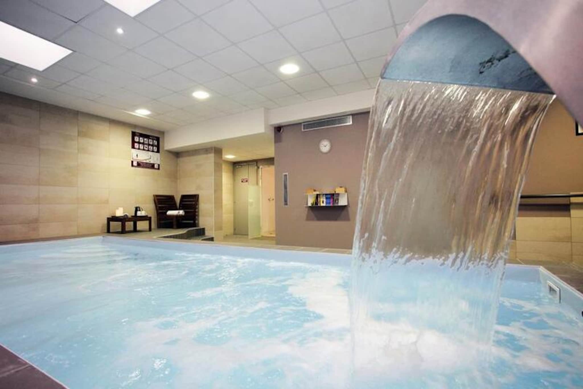 Located in downtown Strasbourg, this modern aparthotel offers comfortable accommodations for up to 4 guests. The property features a living room with two beds, a separate bedroom with two additional beds, a bathroom, and WC. Guests can enjoy the convenience of free Wi-Fi, air conditioning, and bed linen provided. Pets are welcome for an additional fee of €10 per day (only one pet per accommodation), though they are not allowed in the breakfast room. A deposit of €300 is required on-site and is refunded at the end of the stay, minus any damages or missing items.
The aparthotel is ideally located, just 500m from the TGV station and close to the "Faubourg de Saverne" tram station, offering easy access to all of Strasbourg’s attractions. Explore the UNESCO World Heritage city center, home to landmarks such as the Notre Dame Cathedral, Kammerzell House, and the Historical Museum. Nearby, enjoy shopping at Place des Halles, with over a hundred stores, and taste local cuisine, including the famous Sauerkraut, in one of the city’s renowned restaurants.
Additional amenities include a fully equipped kitchen in each apartment, allowing guests to prepare their own meals. The property also offers a wellness area featuring a relaxation pool with swan neck and massage jets, a hammam, and showers. Covered parking is available for an extra charge, as well as optional cleaning services. For added comfort, a baby kit is available on request.