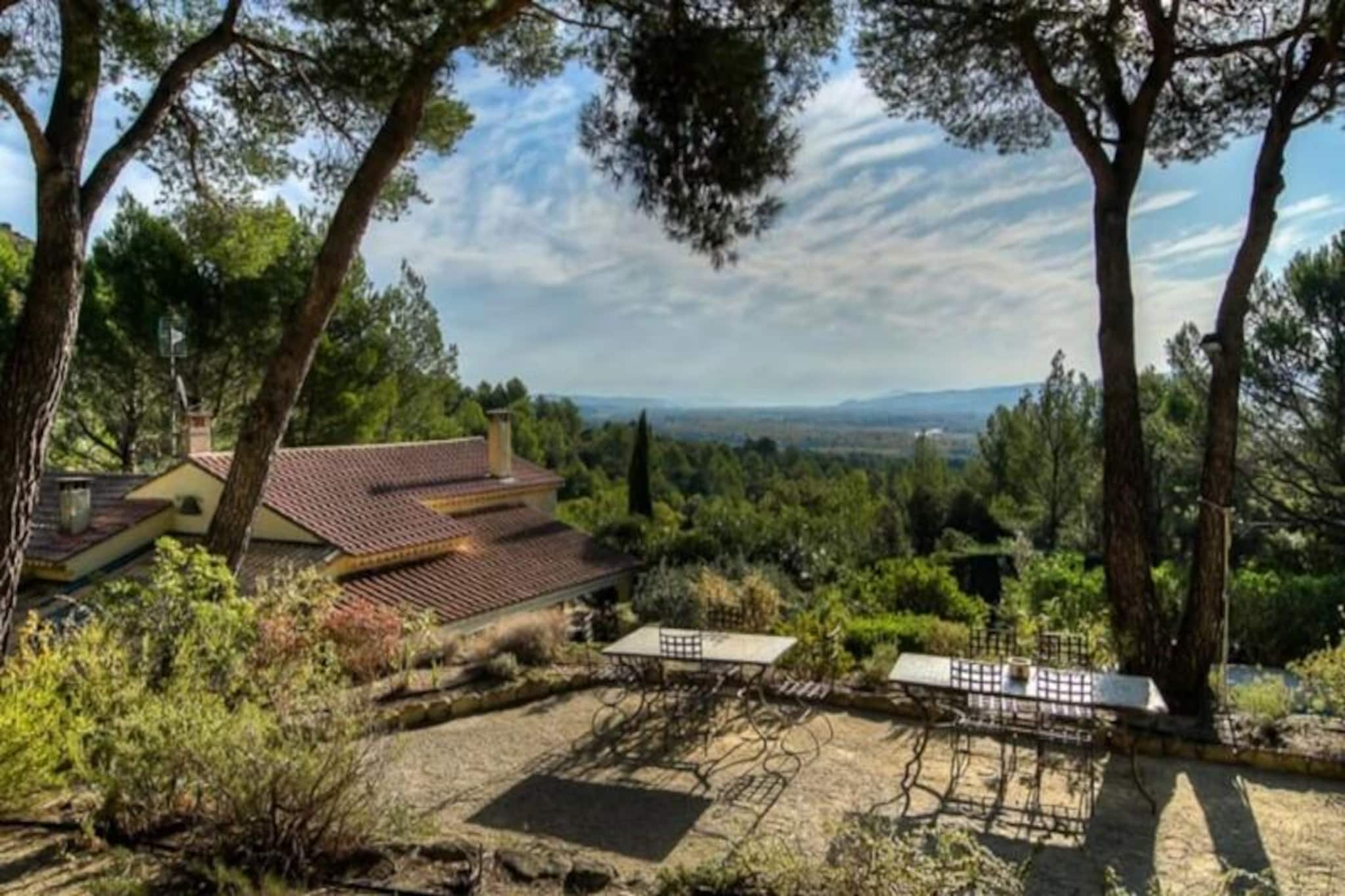 Le Ventoux, family house in the Luberon, 6 bedrooms, 6 bathrooms and swimming pool.
 Discover the essence of the Luberon at Ventoux, a family home where modern comfort meets Provencal tradition. Imagine yourself surrounded by by beauty of the Luberon, with panoramic views and a heated swimming pool. Le Ventoux invites you to relax and enjoy enjoy everything Provence has to offer. to offer.
 
 Located at Mérindol, in the heart of the Luberon, Le Ventoux is a house of 200 m&sup2; with 6 bedrooms, 6 bathrooms, and a large private swimming pool. &Agrave; only 7 minutes away At the foot of the village, it is the ideal place to explore the region. With its spacious and fresh rooms, its diverse outdoor spaces, and its high-end equipment, the house promises you a memorable stay. Enjoy the open kitchen, the large living room; dining room, comfortable living room, and terrace with breathtaking views of the Luberon.
 
 The terraces offer perfect spaces to enjoy the sun or the freshness of the pine trees. In every part of the garden, you will find places to relax, read a book, or listen to the cicadas singing. The free-form swimming pool is heated to 28 degrees, ideal for relaxing days.
 
 Le Ventoux has 6 bedrooms with fans and 6 bathrooms, perfect for families and groups of friends. The master bedroom has a bathroom with a bathtub, and the other bedrooms have bathrooms with toilets.
 
 The main floor includes an open fitted kitchen, a dining room and a dining room. dining room, a comfortable living room, and the master suite. The garden level accommodates 4 bedrooms, two of which are in an independent building for more privacy. The chlorine swimming pool, free-form and measuring 10 m x 4 m, is heated to 28 degrees. The Mediterranean garden offers plenty of places to relax and an outdoor barbecue. gas for grilling evenings.
 
 Tenants have access to an equipped laundry room and secure parking. M&eacute;rindol is ideally located in Paris. to explore Aix-en-Provence, Avignon, and the villages of the Luberon like Lourmarin, Roussillon, and Gordes.
 
 Book now to discover the beauty of nature. of Provence and enjoy its many tourist attractions.
 
 Service :
 
 Our team will contact you one week before your arrival for GPS details and check-in. Enjoy a personalized welcome and a private concierge service to organize activities and services according to your needs. After your departure, professional cleaning of the property. A deposit of 2000 euros is required, adjustable without advance via Swikly (application fee of 20 euros).
 
 
 Property Rules:
 
 - It is forbidden to use the fireplace and smoke outside. the interior.
 - Be careful when using the barbecue, prohibited on windy days.
 - Do not sit on the sofa with wet clothes or swimsuits.
 - Do not leave with the towels provided by the property.
 
 Before your departure:
 
 - Empty your trash cans.
 - Empty the refrigerator and dishwasher.
 - Clean the barbecue.
 
 Deposit (in euros) - 2000