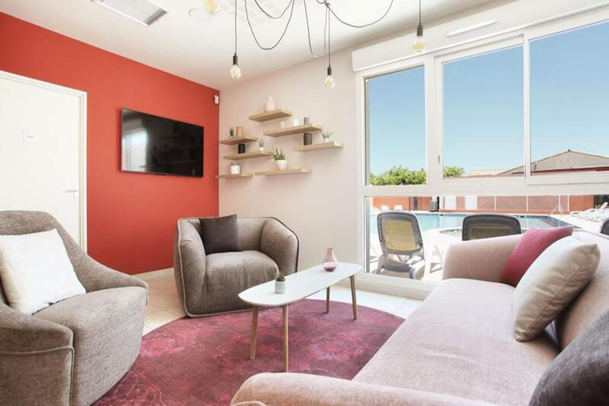 3 Room Apartment 6 People Balcony