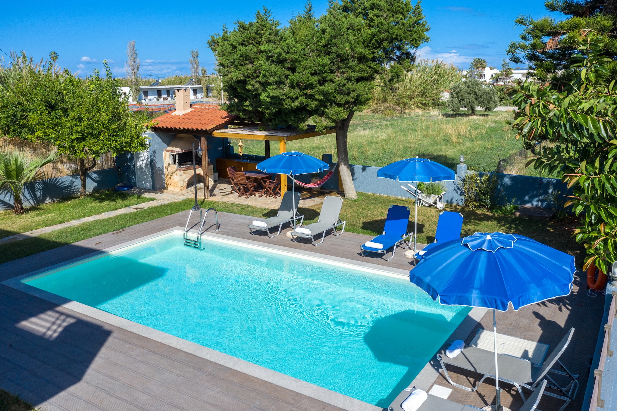 Spyros Villa Apartment 3-Zwembad