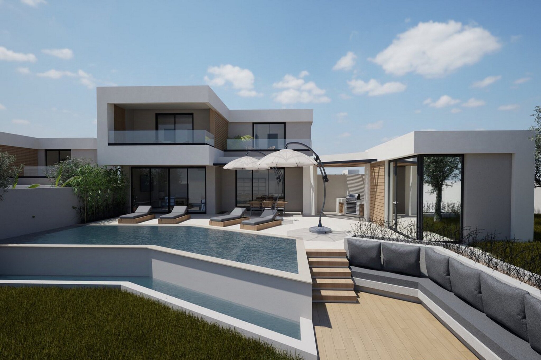 Ouranos Villa-Aether group villas-Zwembad