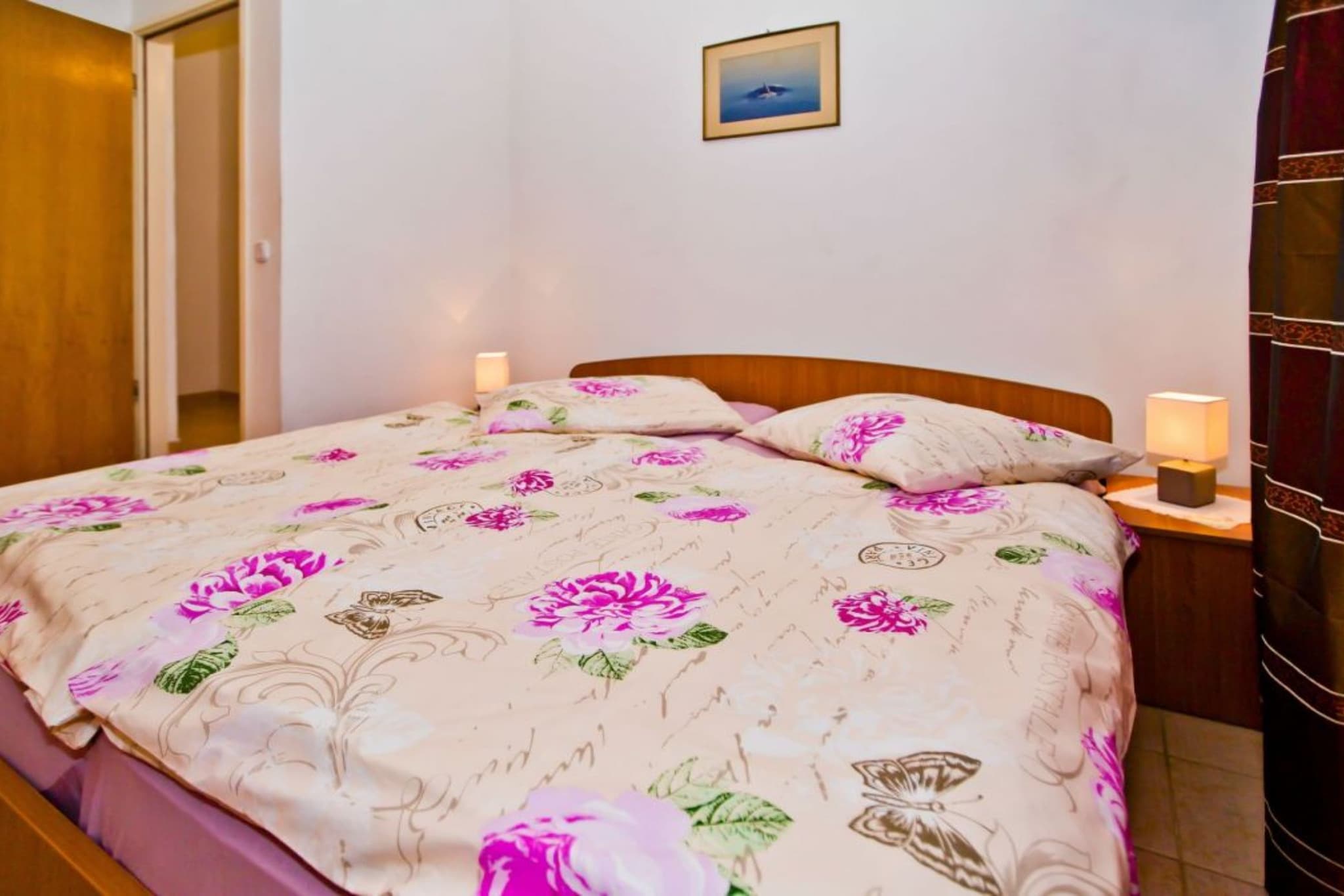 Apartments Jacky - Comfort One Bedroom Apartment with Balcony (owner 3)-Chambre