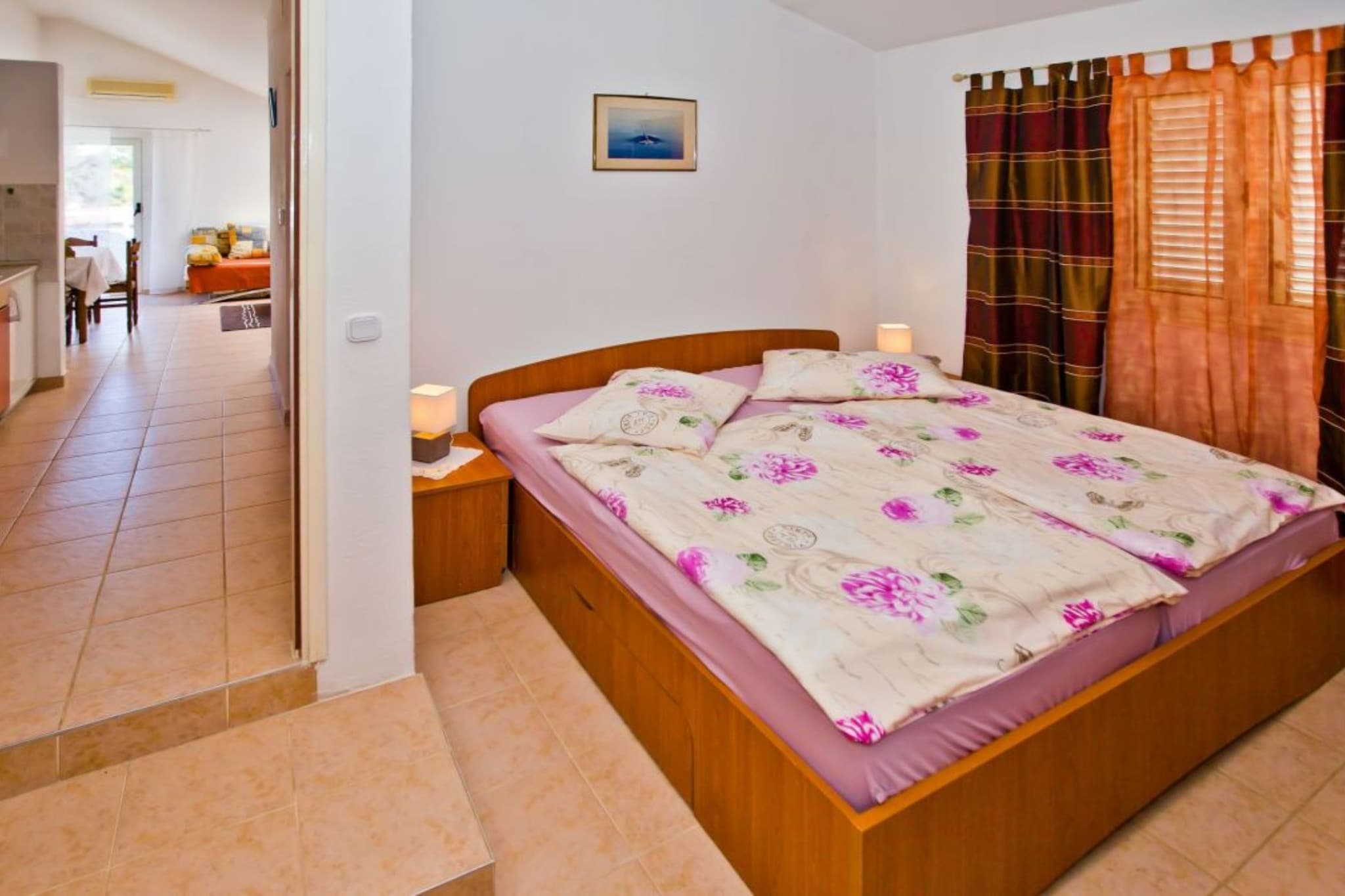Apartments Jacky - Comfort One Bedroom Apartment with Balcony (owner 3)-Chambre