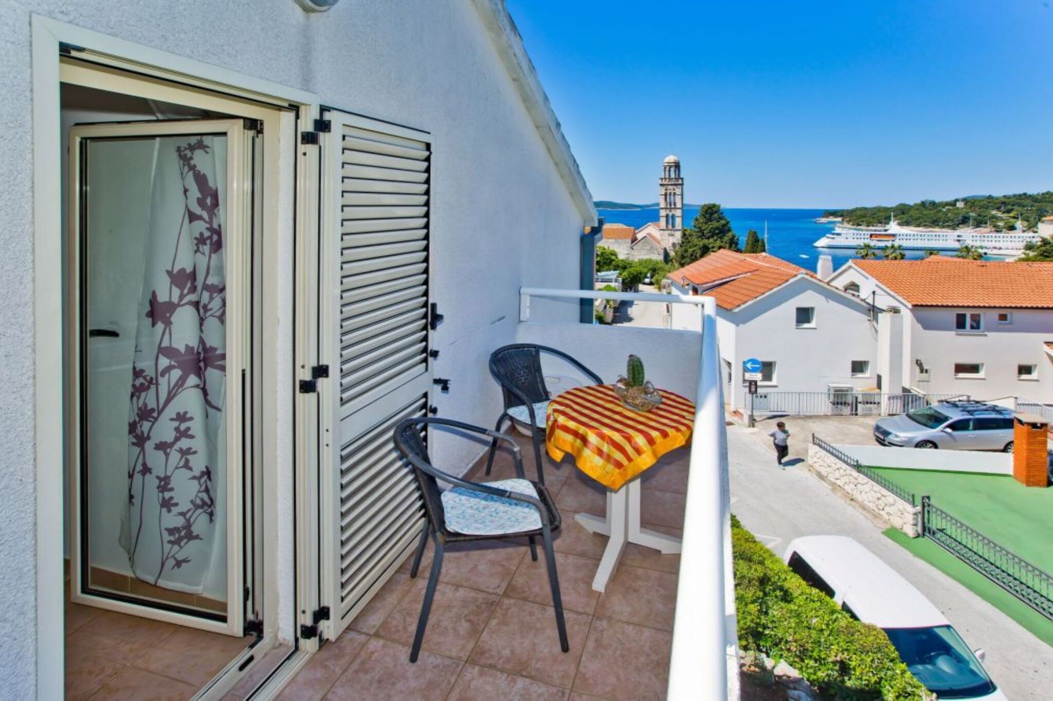 Apartments Jacky - Comfort One Bedroom Apartment with Balcony (owner 3)-Balcon-terrasse