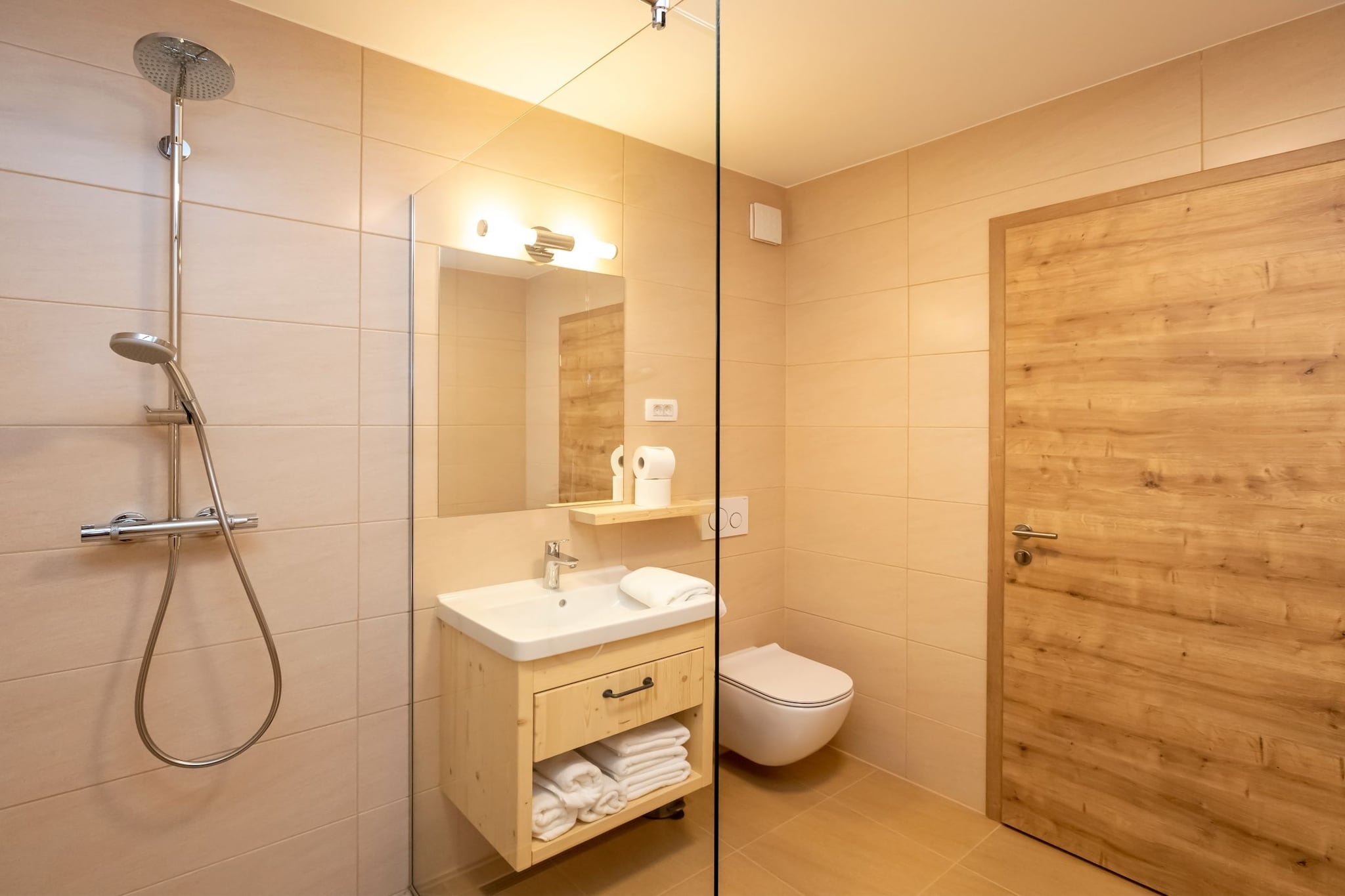 The Woodland Nook Apartments Bohinj - Two Bedroom Apartment with Balcony (owner A)-Badkamer
