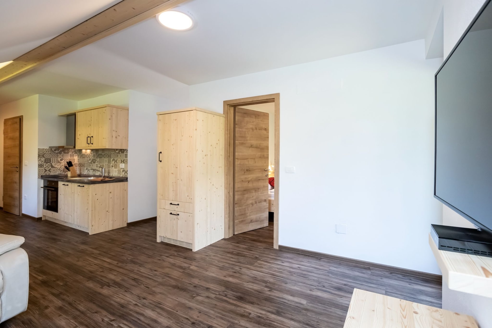 The Woodland Nook Apartments Bohinj - Comfort Two Bedroom Apartment with Balcony (owner F)-Keuken