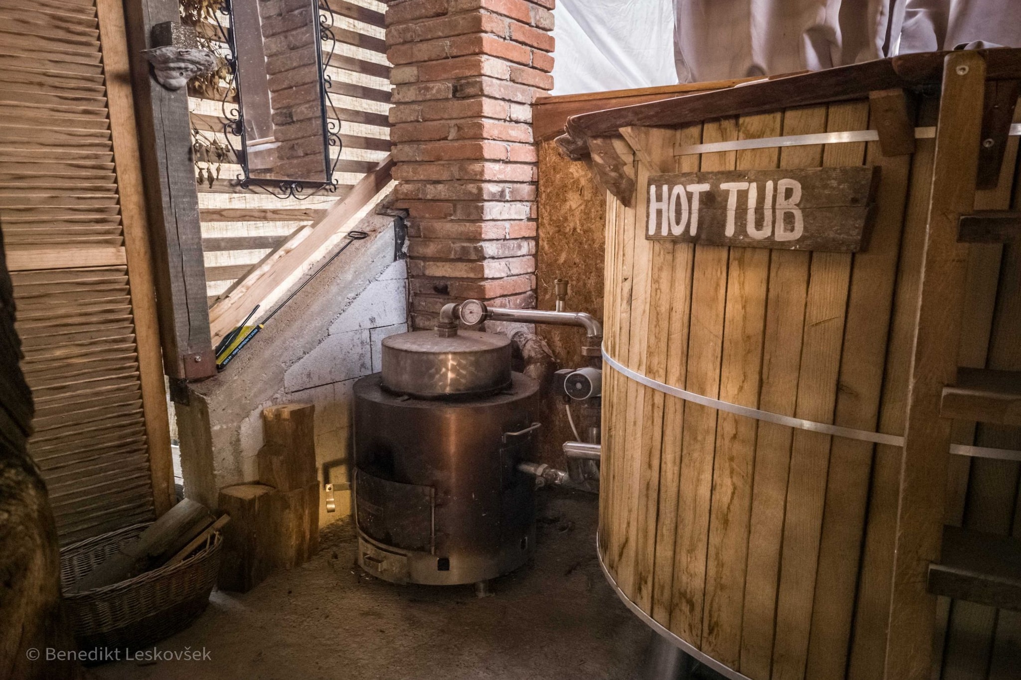Rustic Refuge Glamping with Hot-Tub and Sauna - Double room with Terrace-Badkamer
