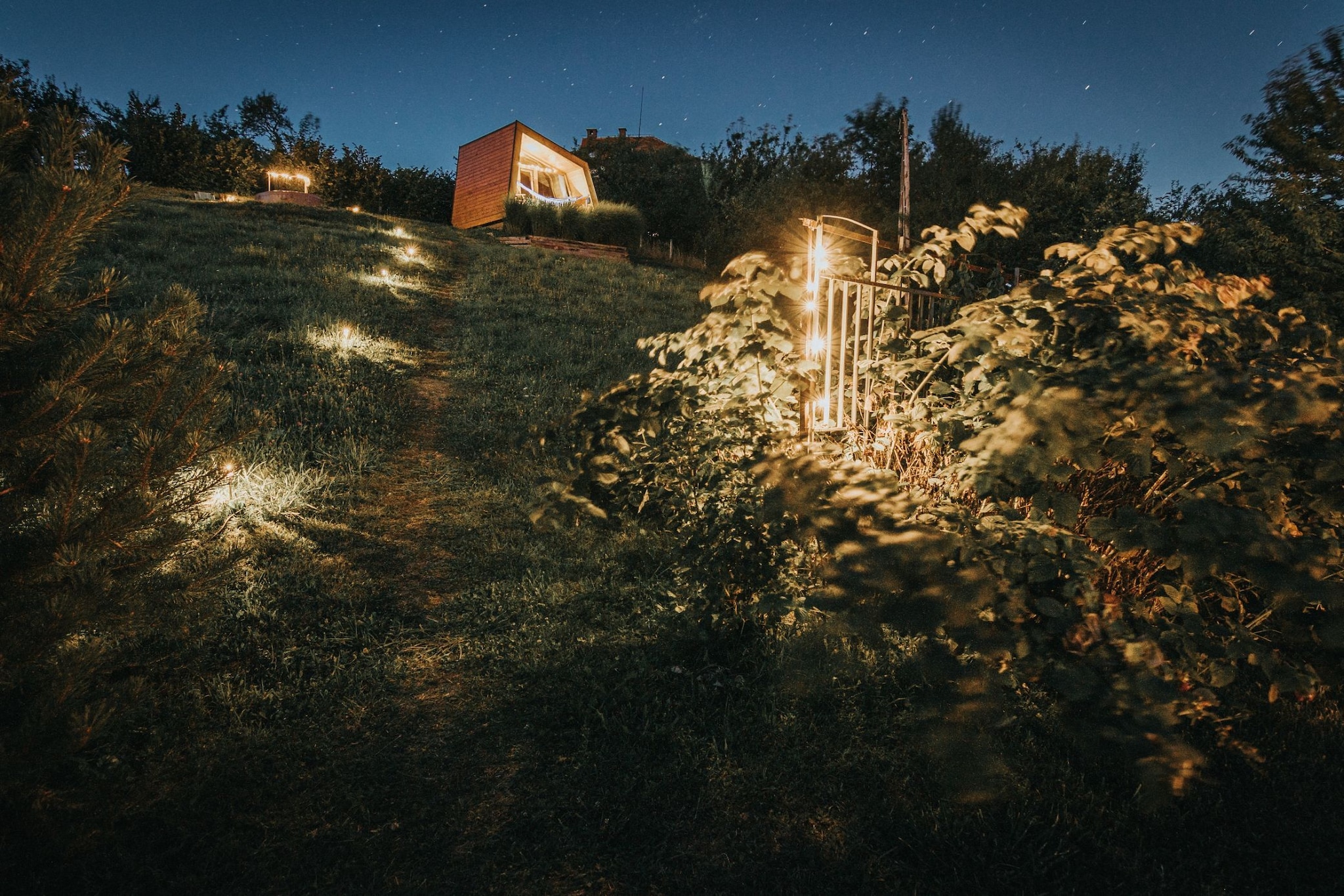Rustic Refuge Glamping with Hot-Tub and Sauna - Double room with Terrace-Uitzicht