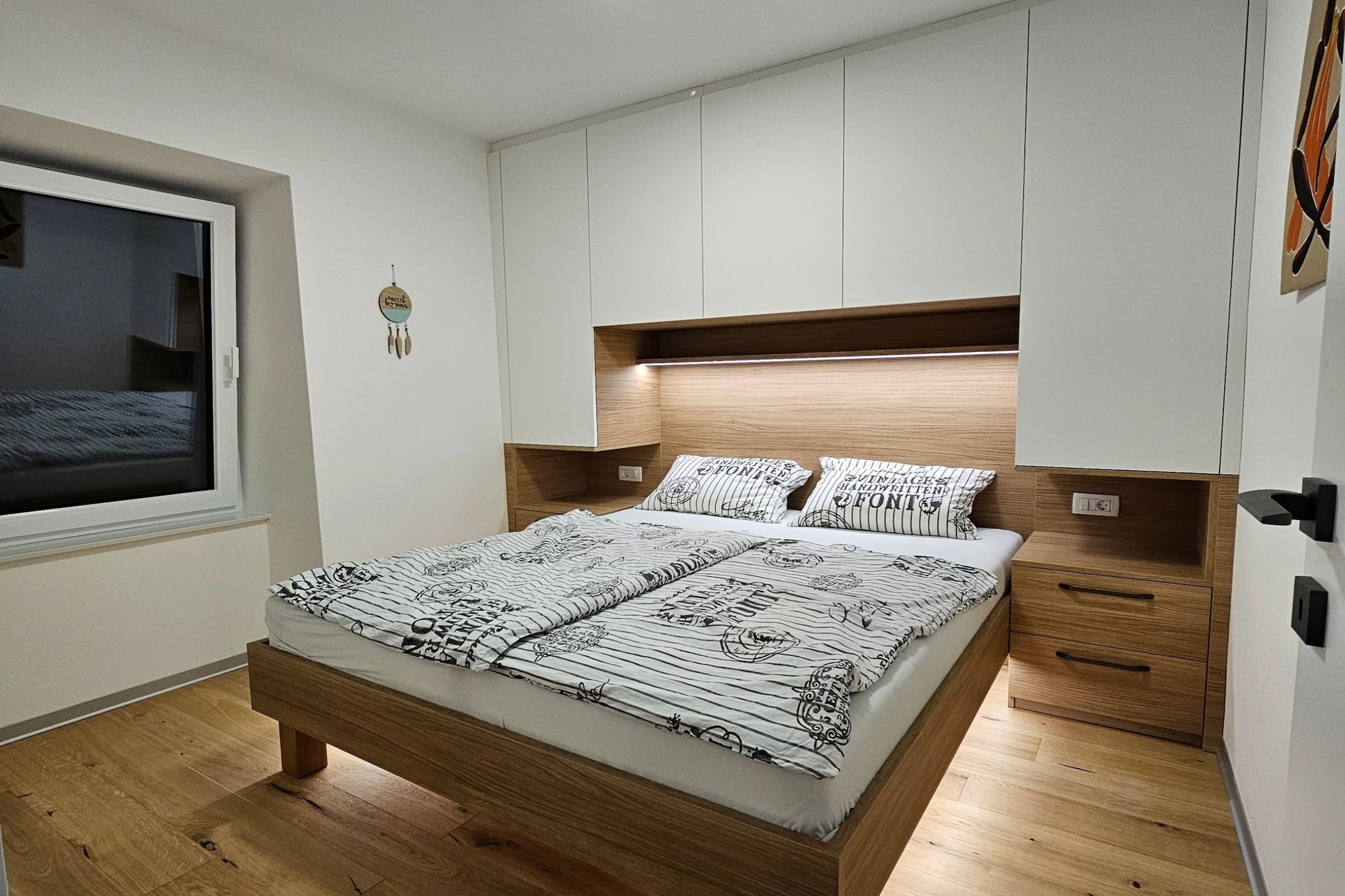 Portoroz Apartment with Sea View and Hot-Tub - One Bedroom Apartment with Sea View and Terrace-Slaapkamer
