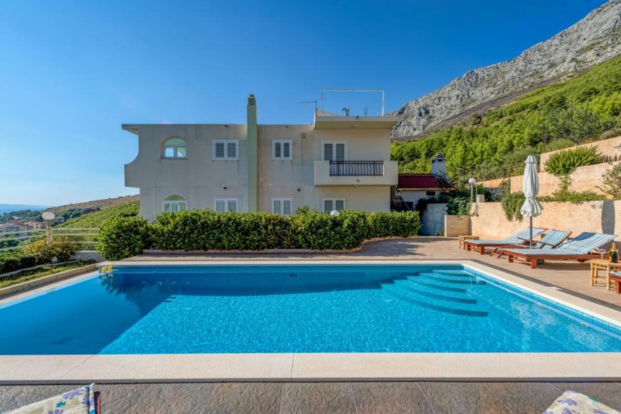 Apartments Tafra - One Bedroom Apartment 1-Piscine