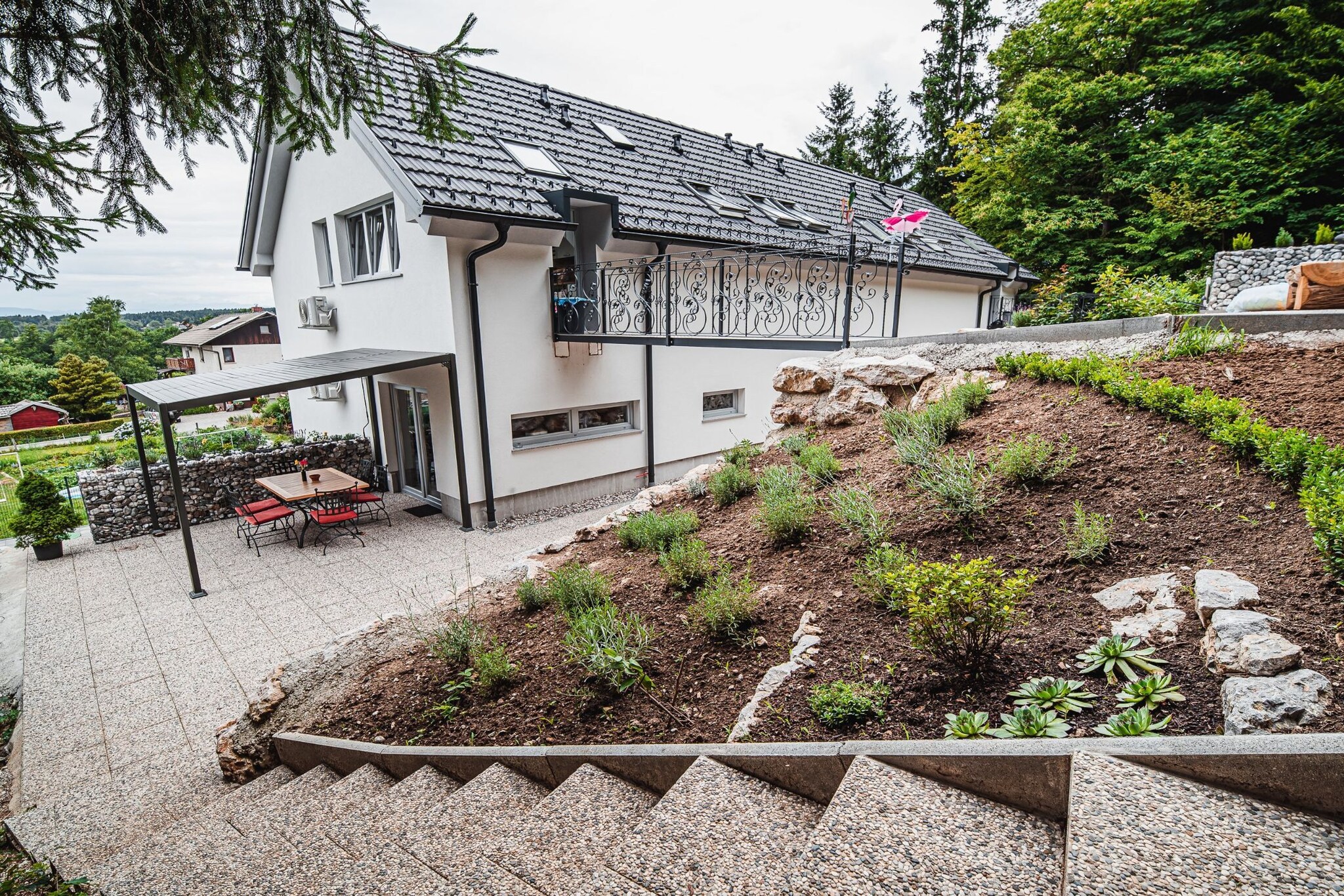 Family-Friendly Mountain Paradise Residences - Two Bedroom Apartment  with Terrace (owner Rozalija)-Outdoor