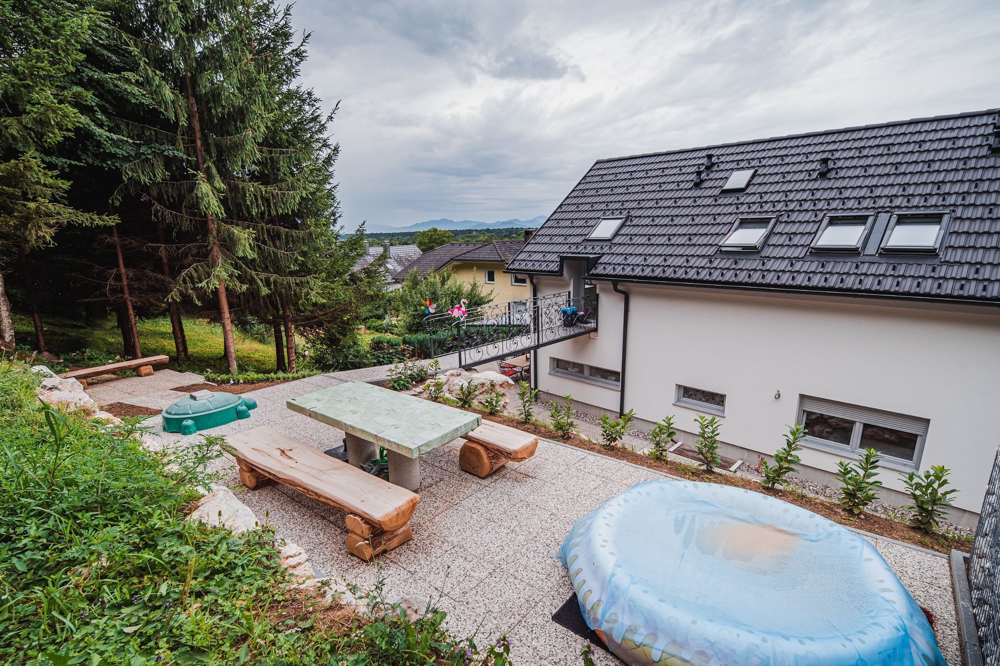 Family-Friendly Mountain Paradise Residences - Two Bedroom Apartment  with Terrace (owner Rozalija)-Outdoor