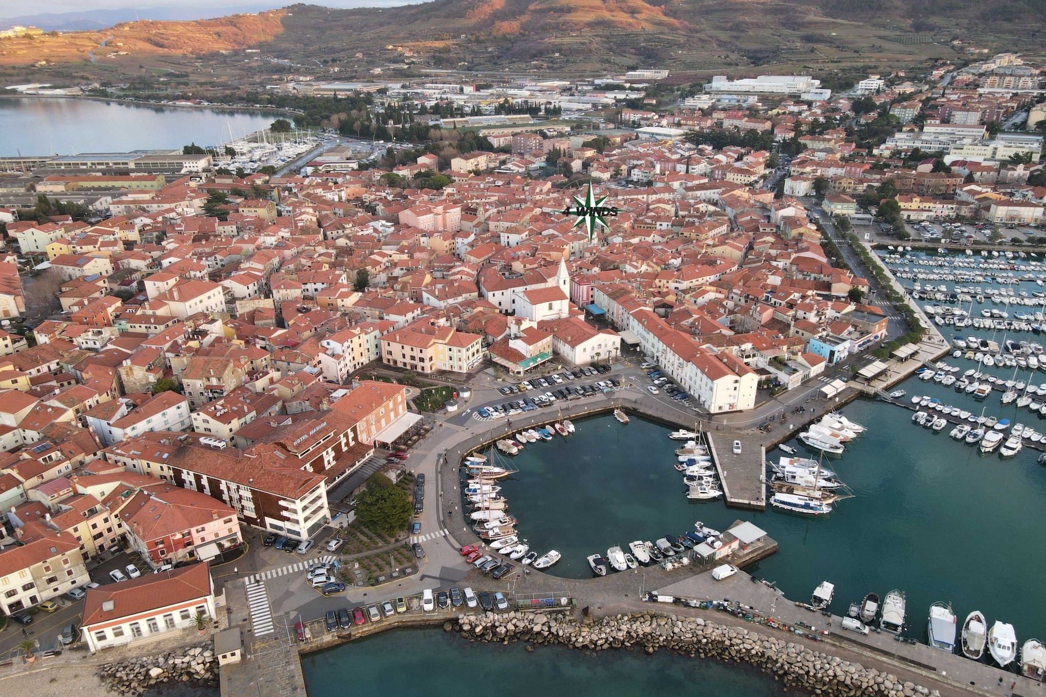 Downtown Izola Modern and Classy Apartments - Studio Apartment with Terrace (owner Ponent)-Uitzicht