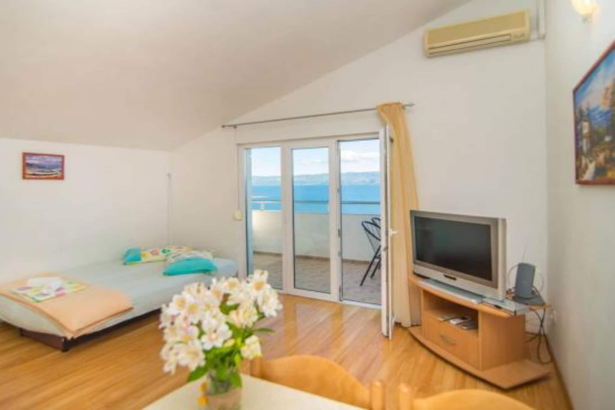 Apartmani Cihorich - Two Bedroom Apartment with Pool ( A6)-Schlafzimmer