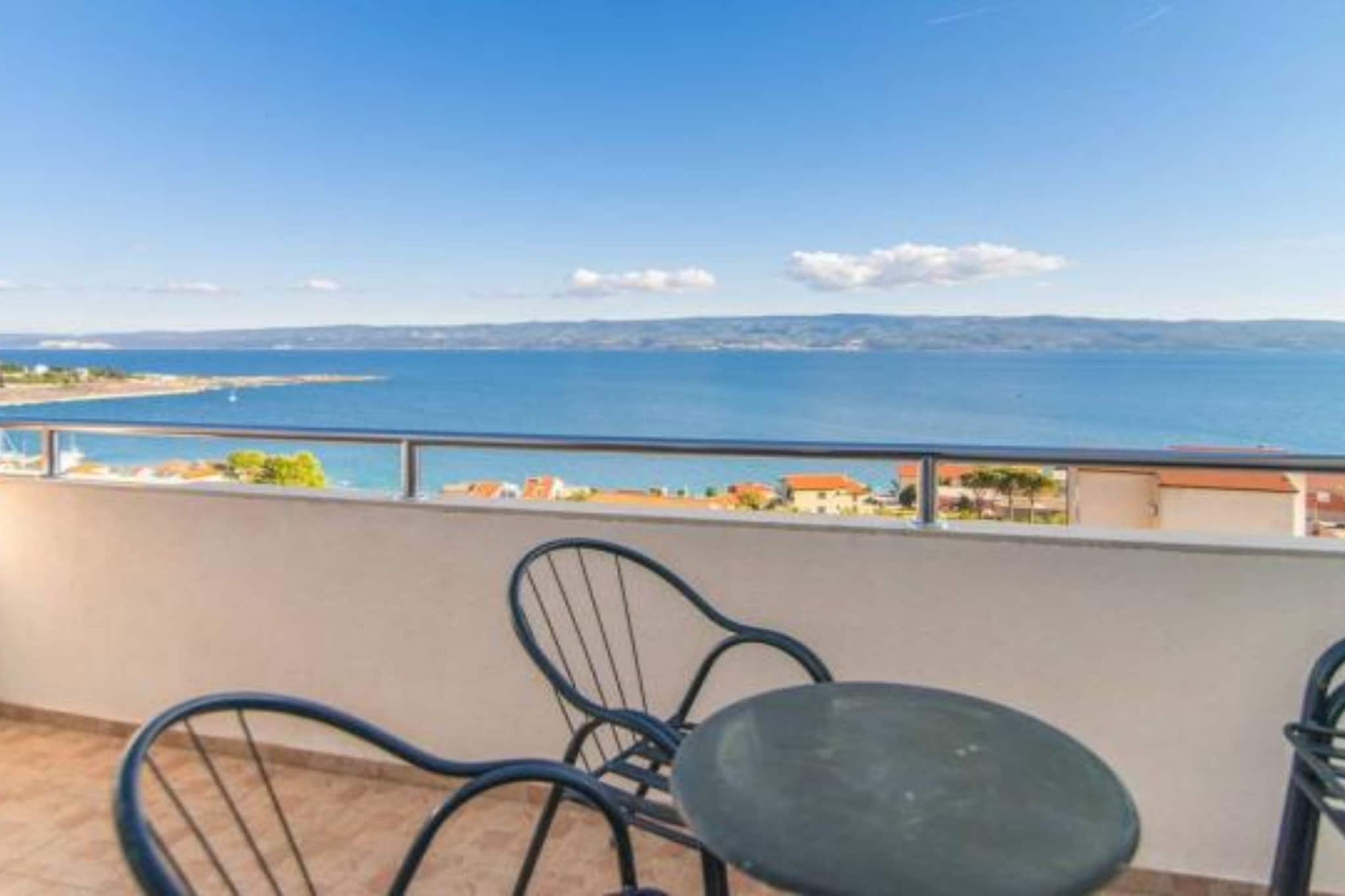 Apartmani Cihorich - Two Bedroom Apartment with Pool ( A6)-Terrasse/Balkon