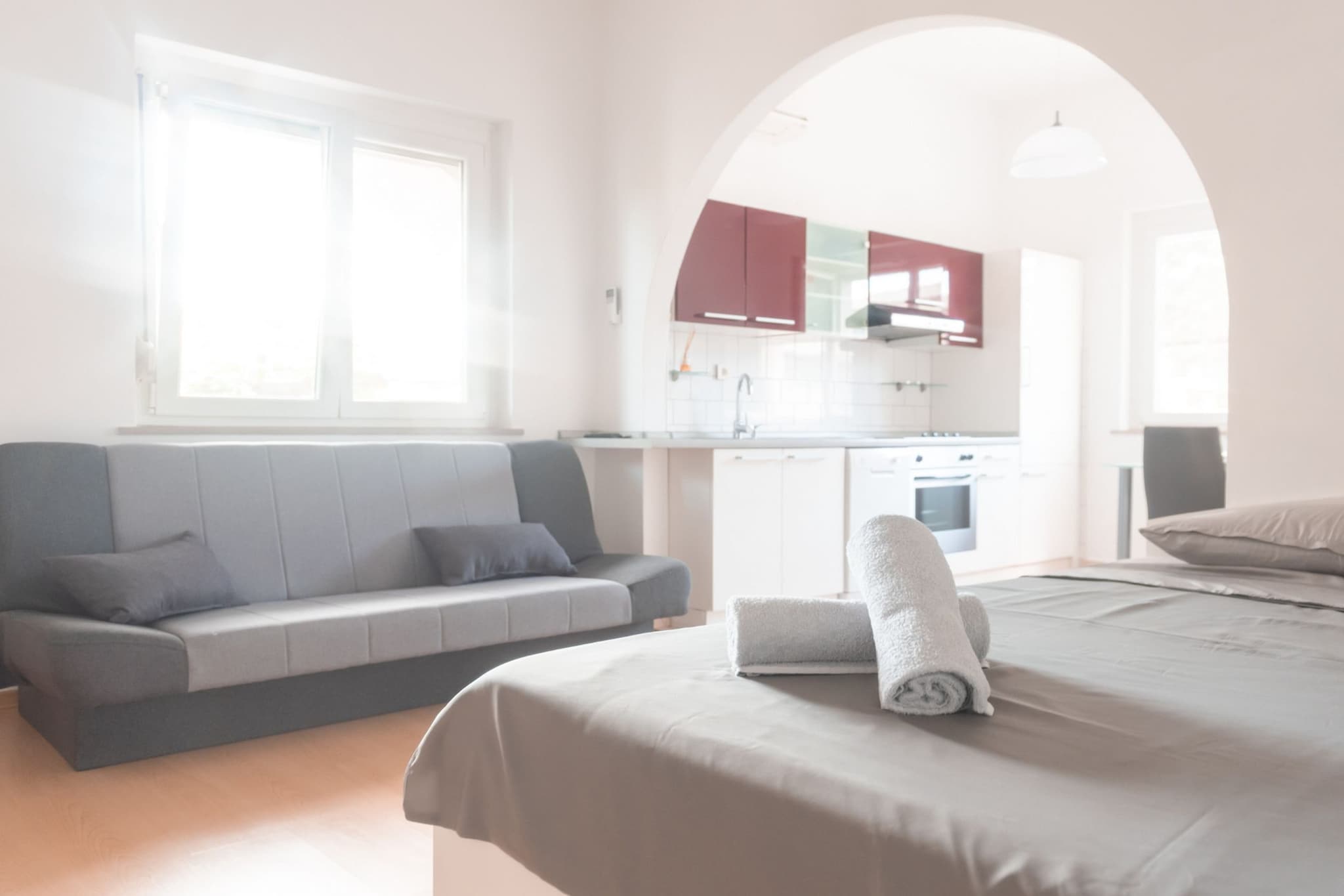 Sleek and Stylish Apartment with Terrace - Studio Apartment with Terrace