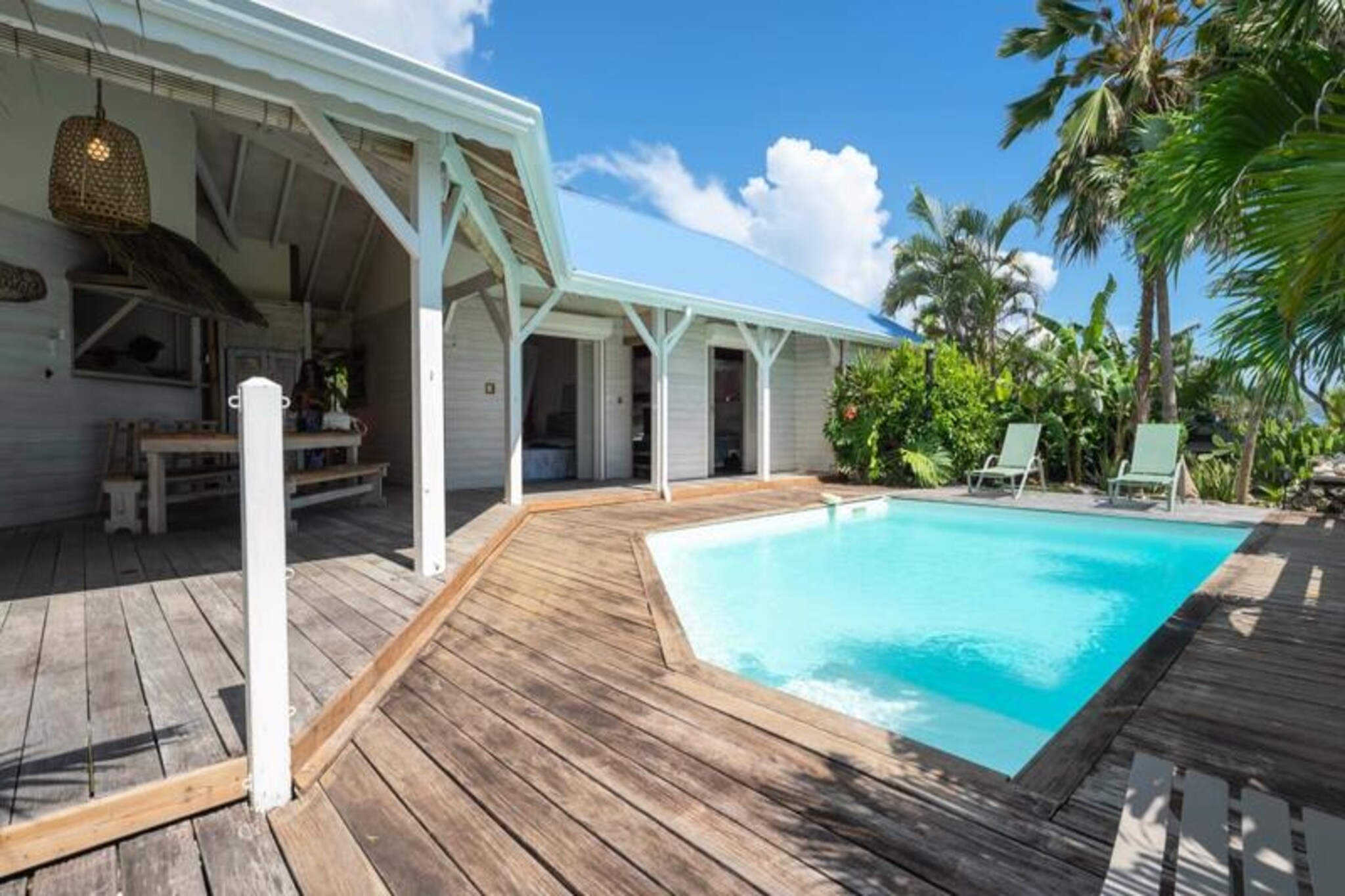 Villa in Le Moule with Private Pool & Surf Spot
