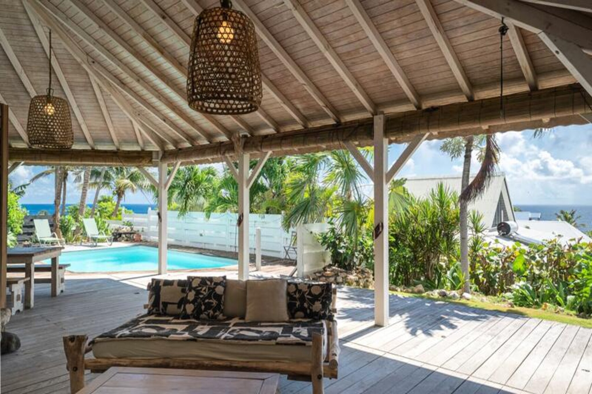 Villa in Le Moule with Private Pool & Surf Spot