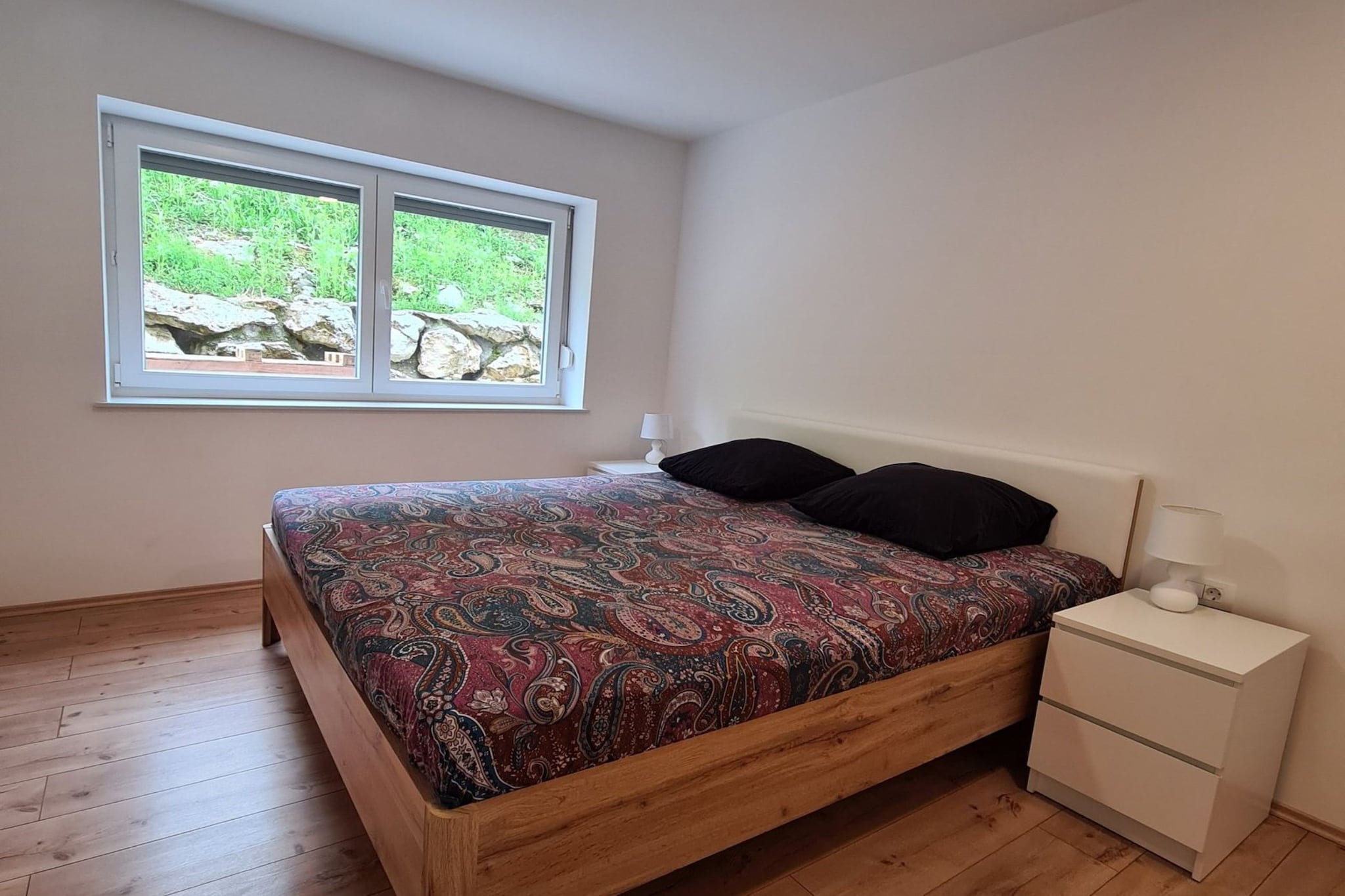 Idyllic and Charming Apartments with Terrace - Standard Two Bedroom Apartment with terrace (owner Violets)-Bedroom